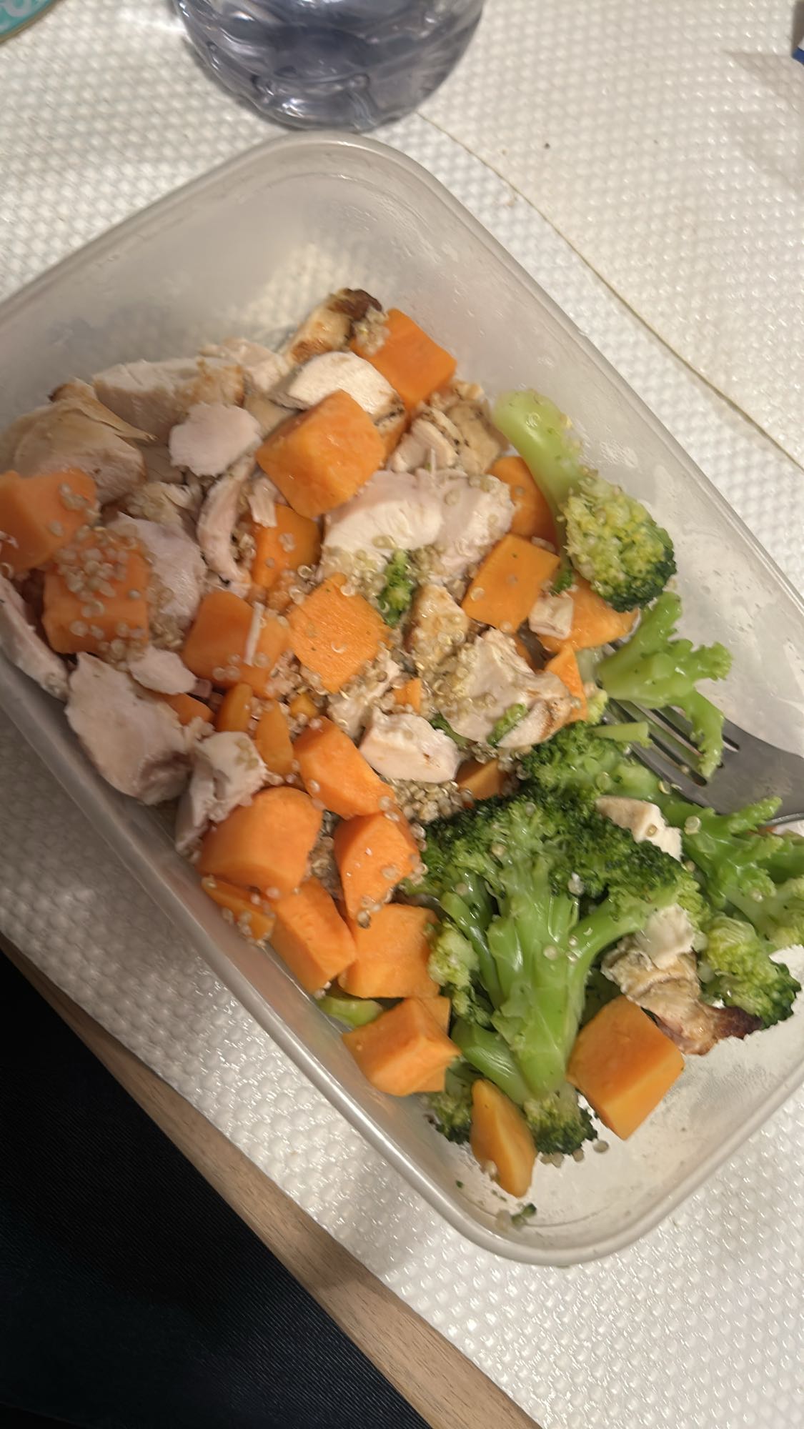 Chicken Veg Quinoa Bowl