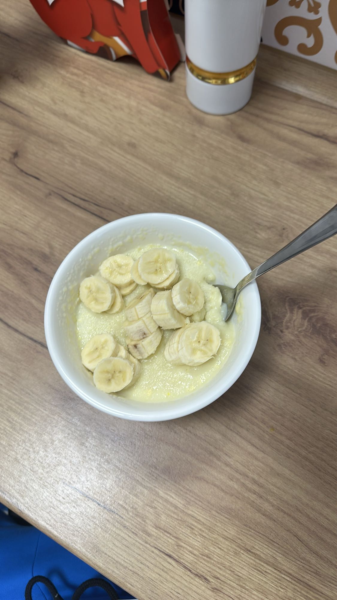 papilla con plátano