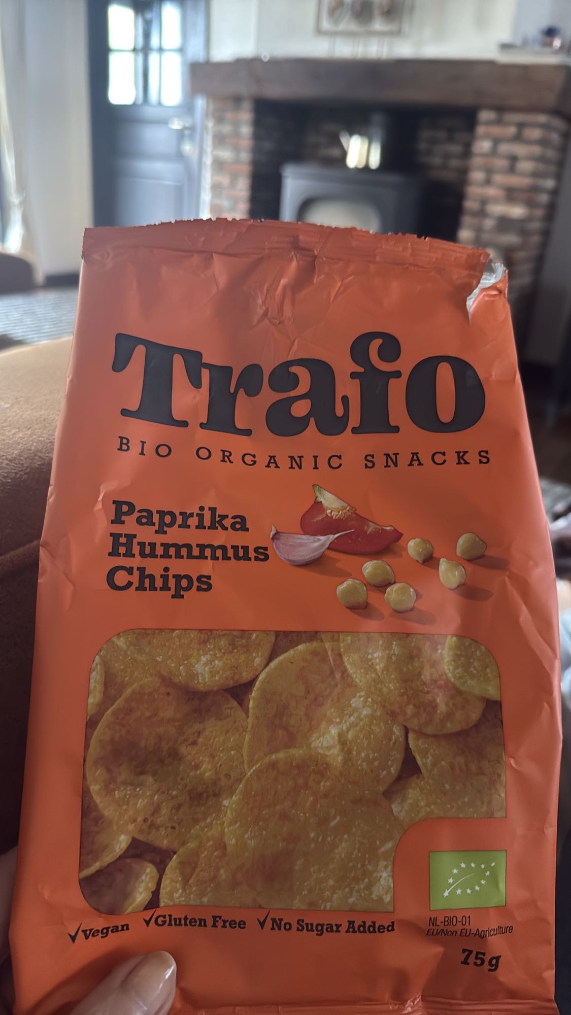 Paprika hummuschips