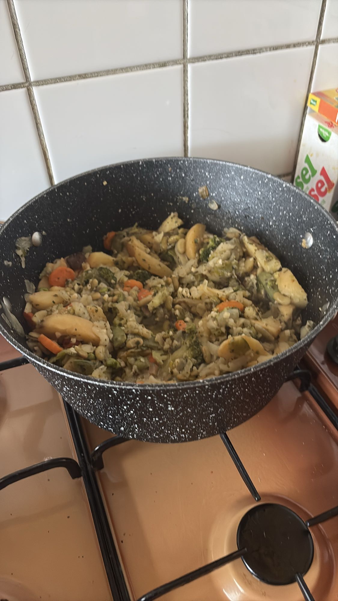 Poêlée de légumes et pâtes