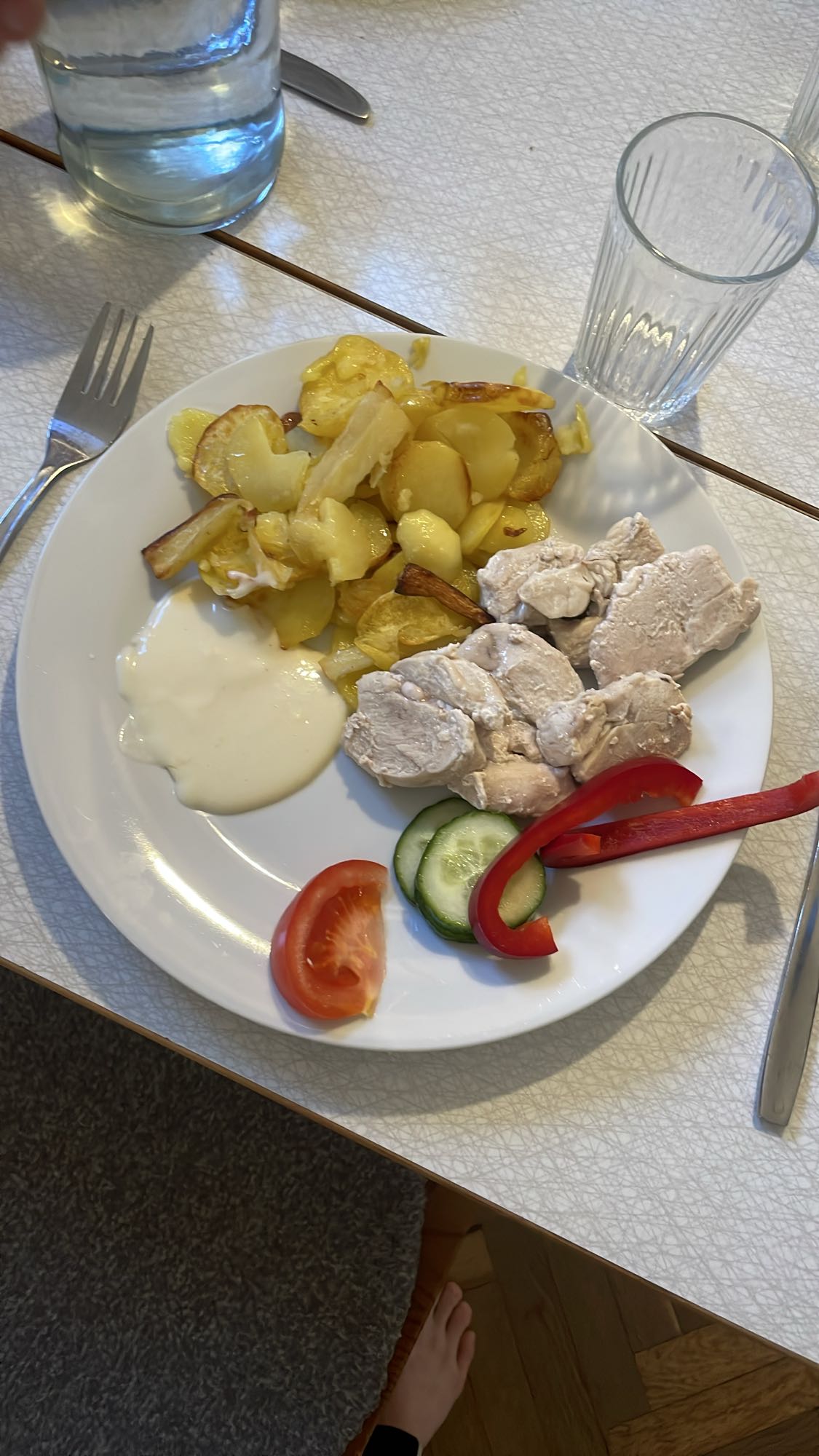 Kyckling med potatis
