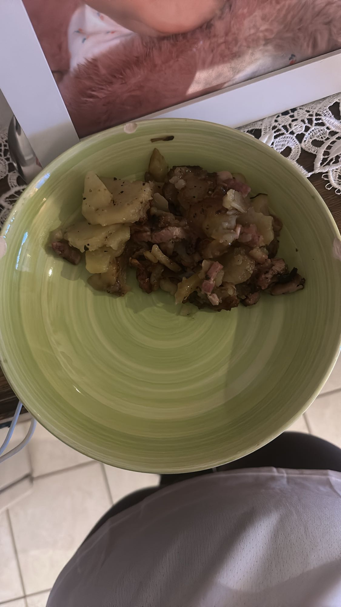 Poêlée pommes lardons