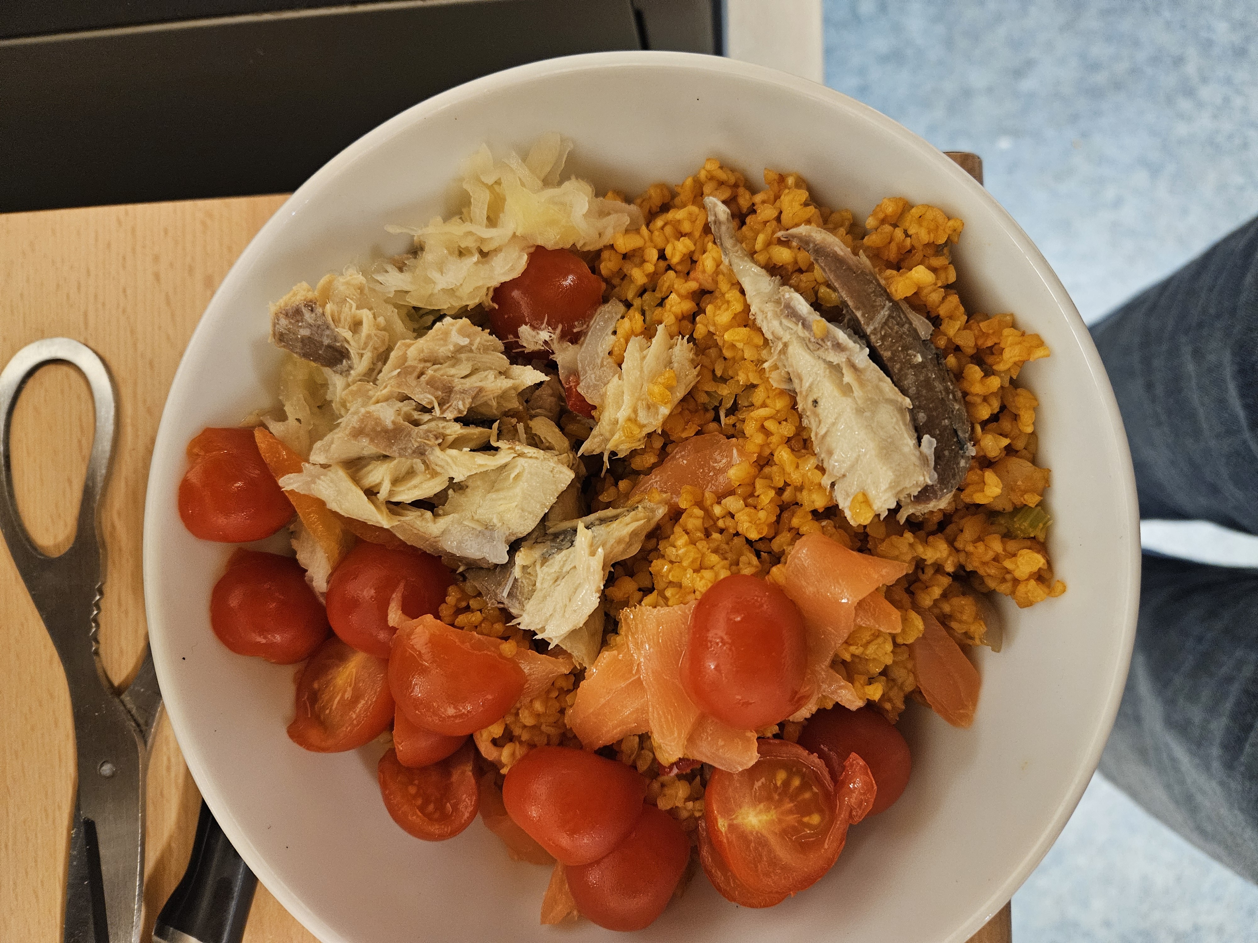 Fish Bulgur Bowl