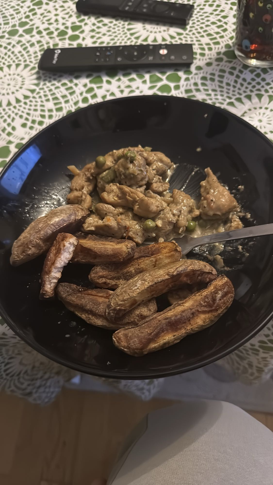 Kycklinggryta med klyftor
