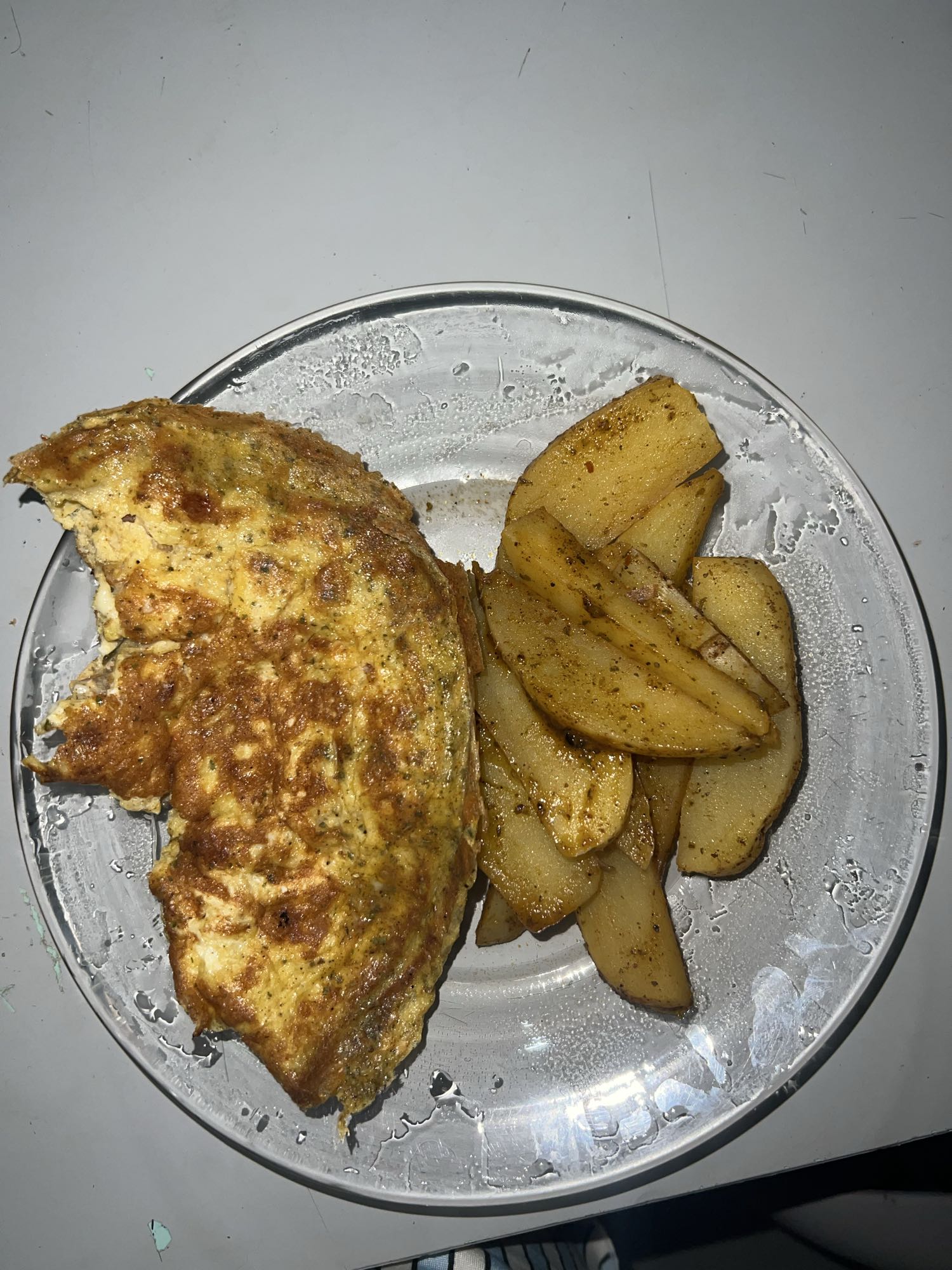 Omelete com batatas