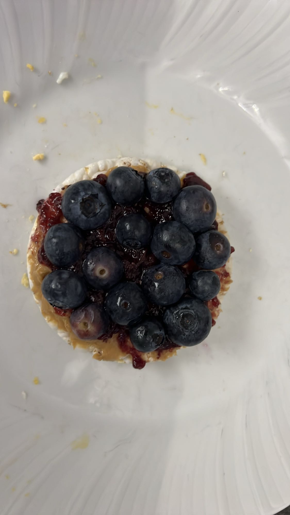 Galletta con mirtilli