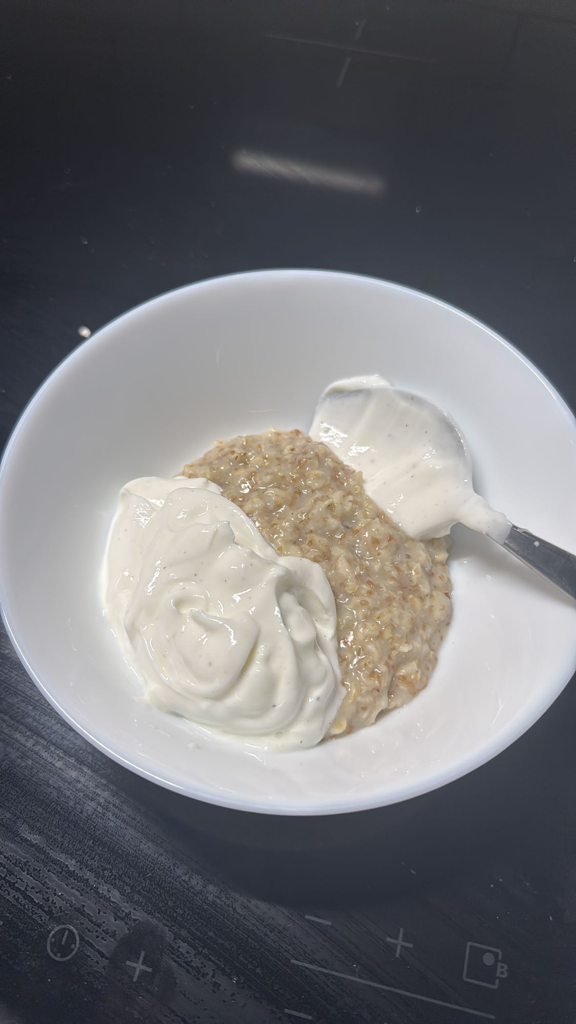 Havregröt med fettfri kvarg