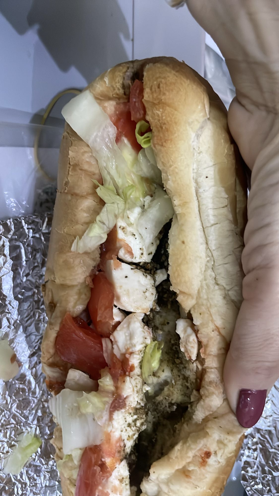 Chicken Veggie Sub