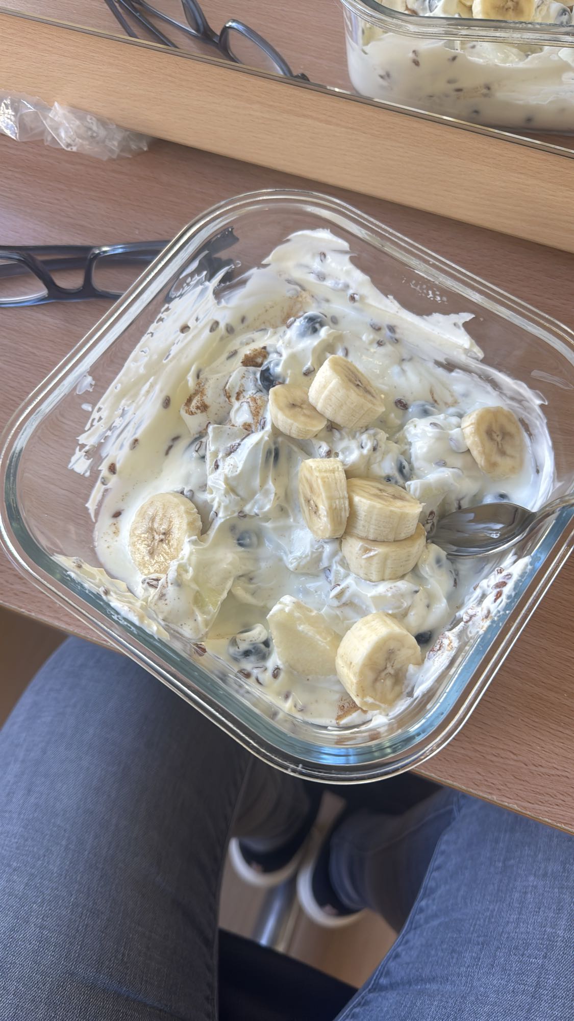 Joghurt mit Banane