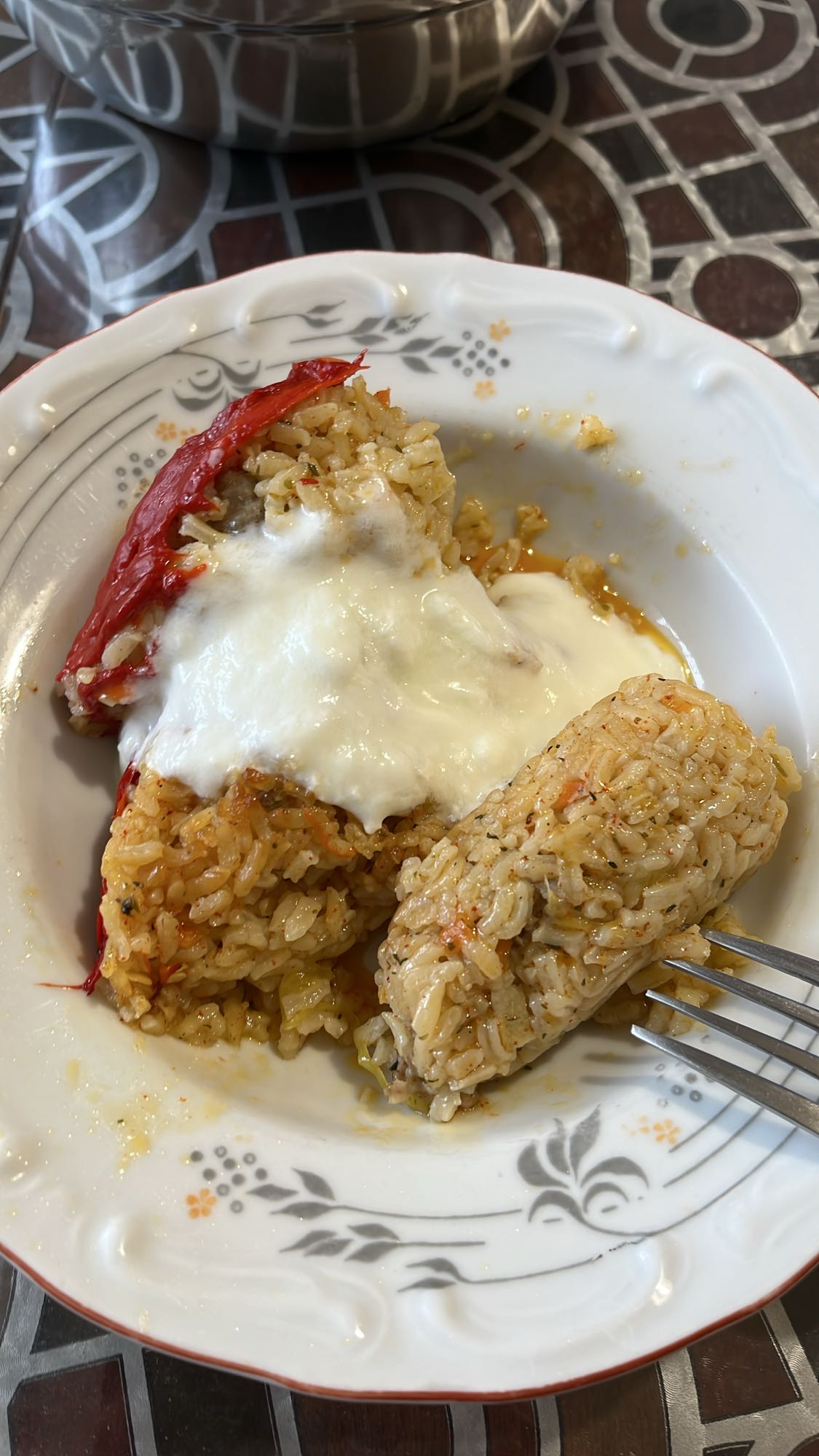 Пълнена чушка с ориз