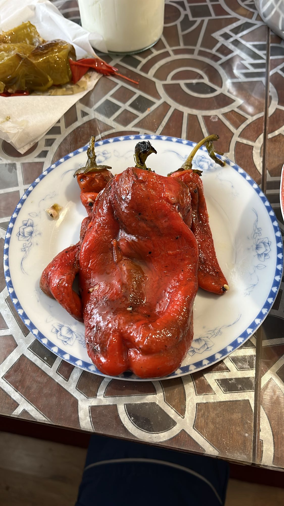 Печени червени чушки