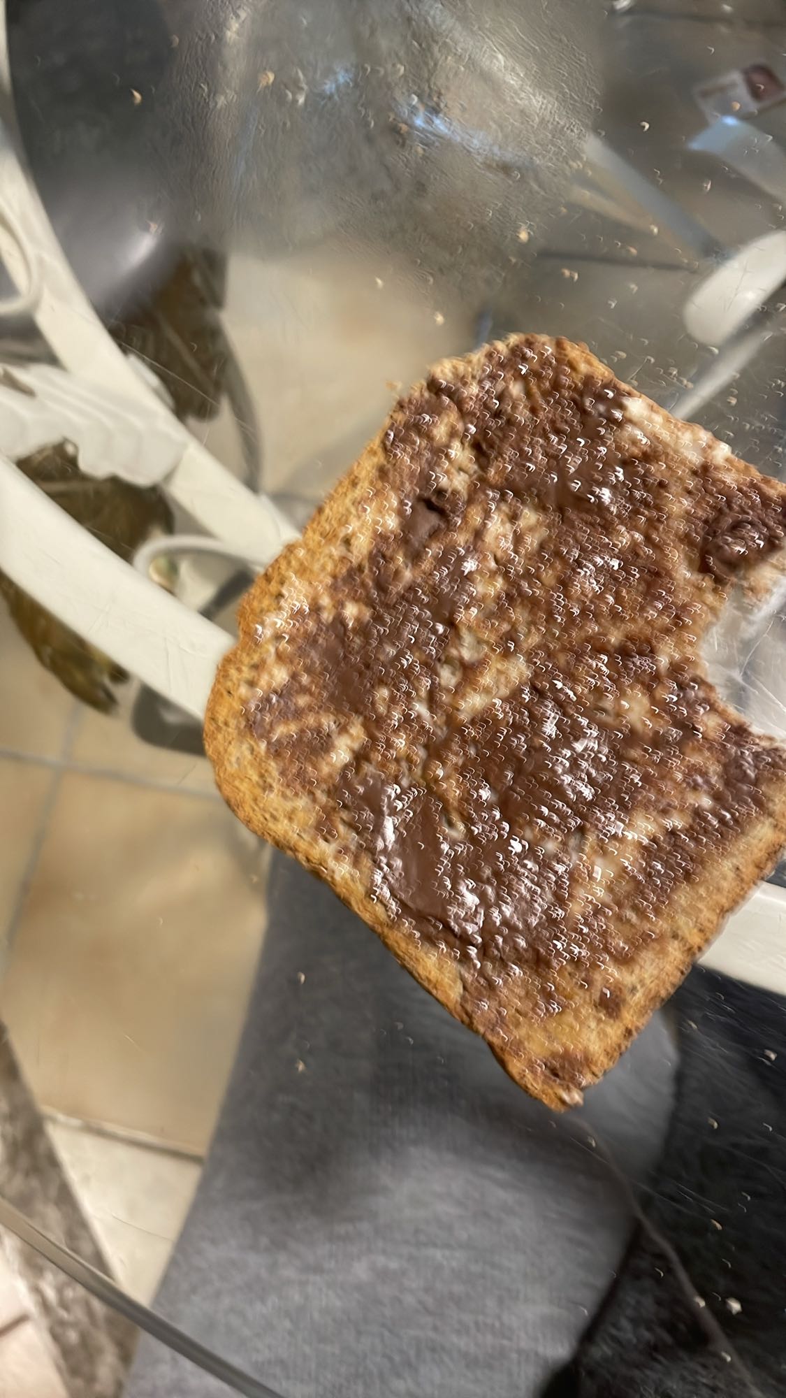 Tartine au chocolat
