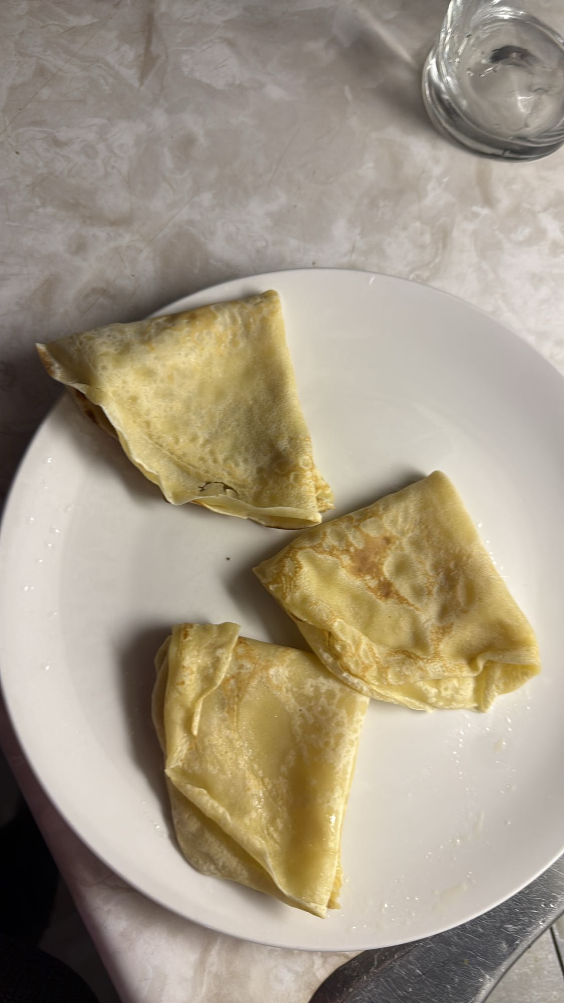 Crêpes pliées