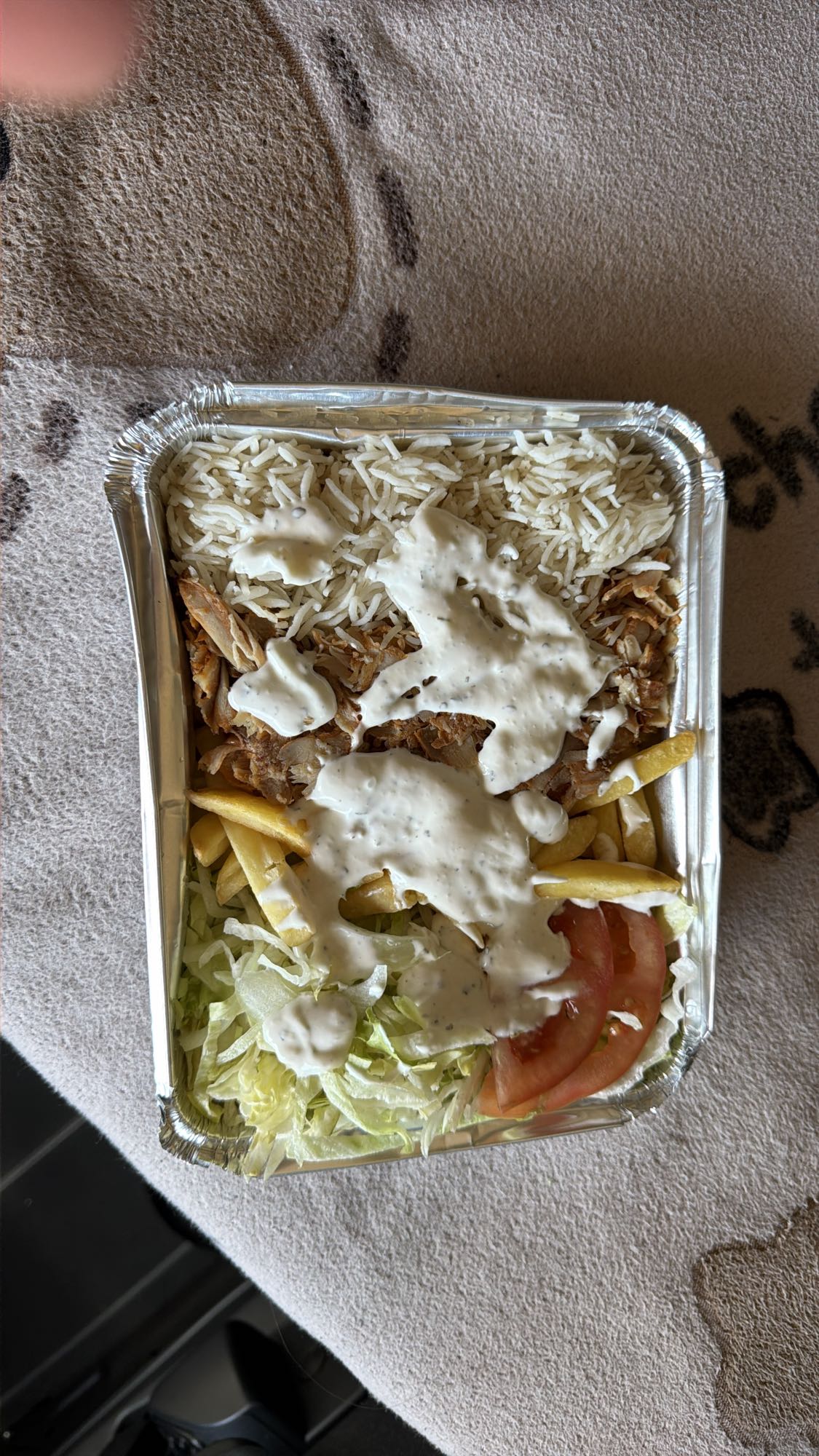 Farfurie kebab cu orez