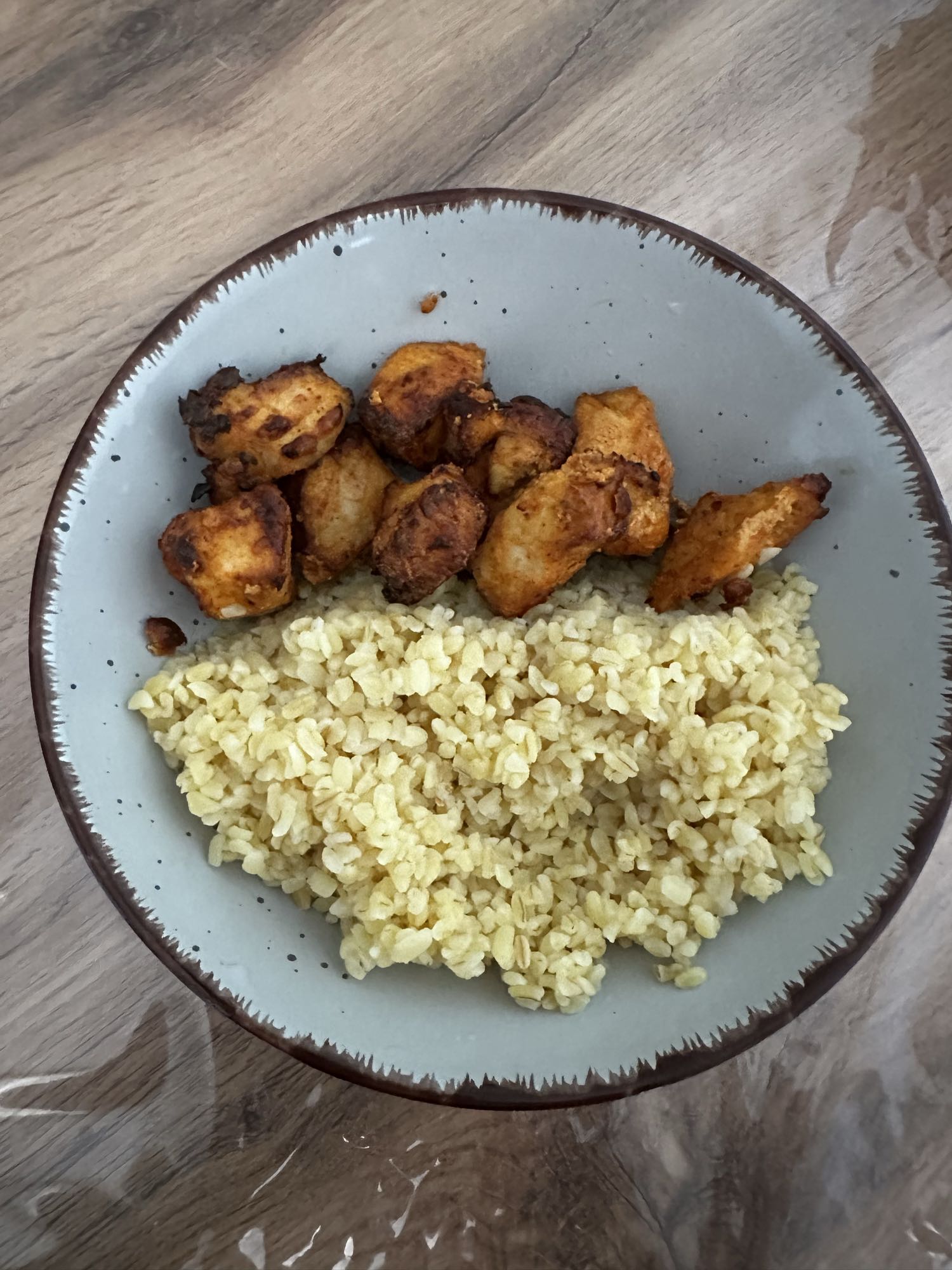 Булгур с куриным филе