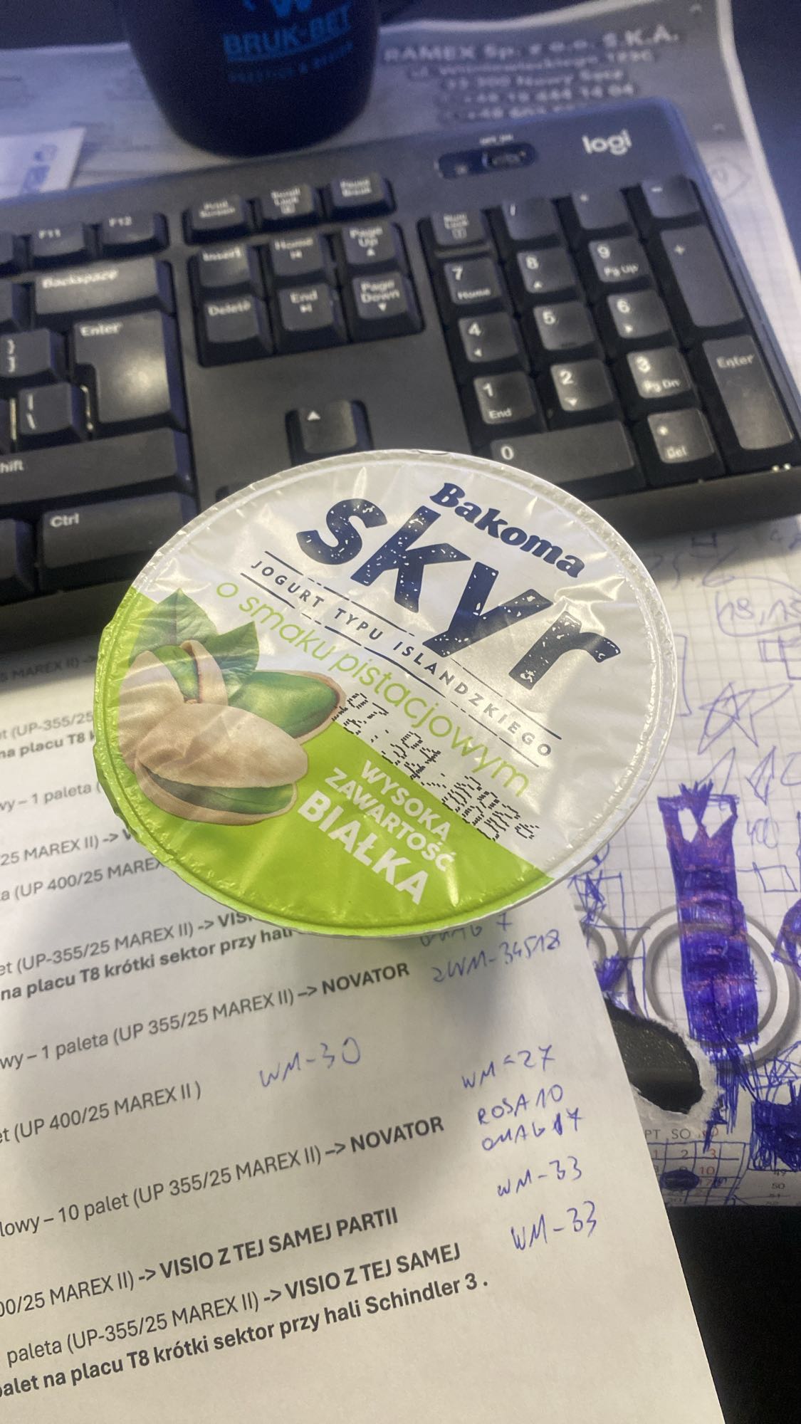Jogurt Skyr pistacjowy