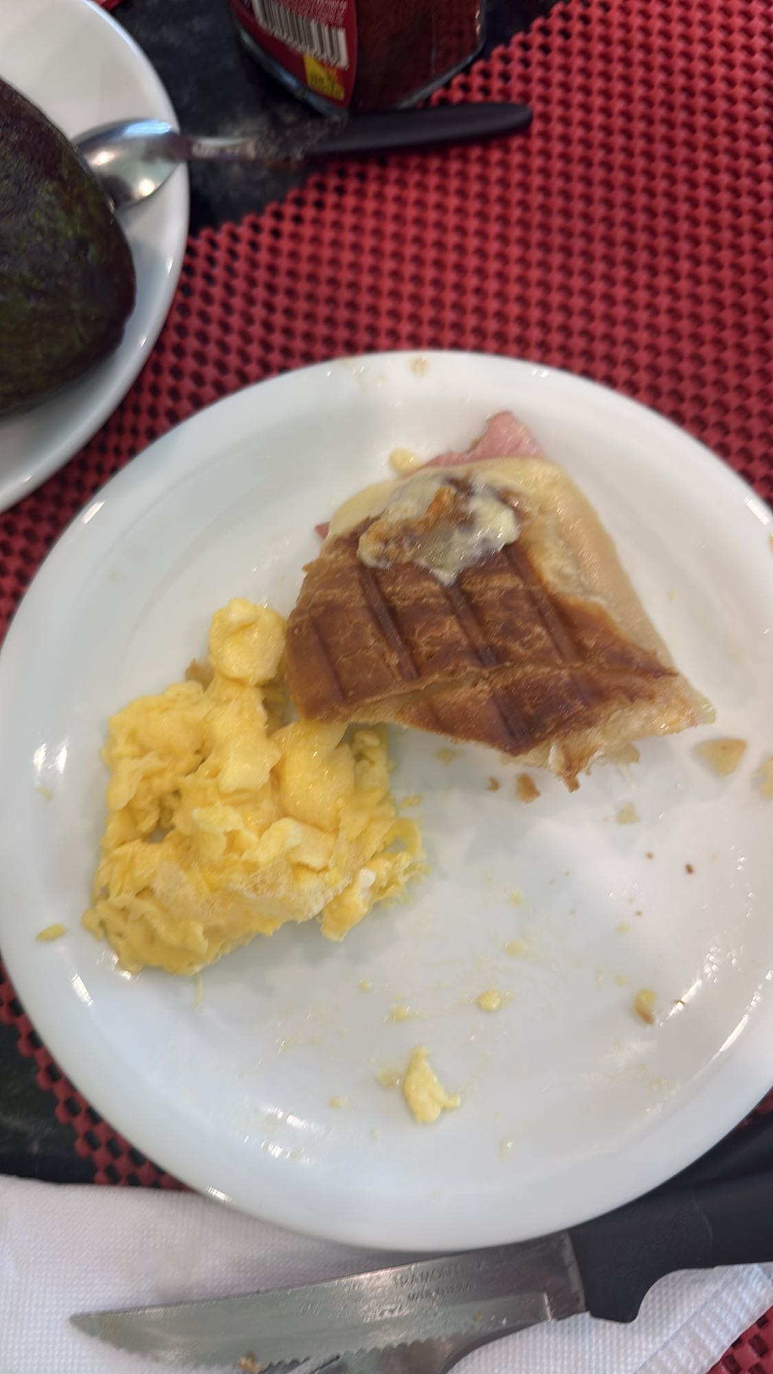 Scrambled Eggs Panini