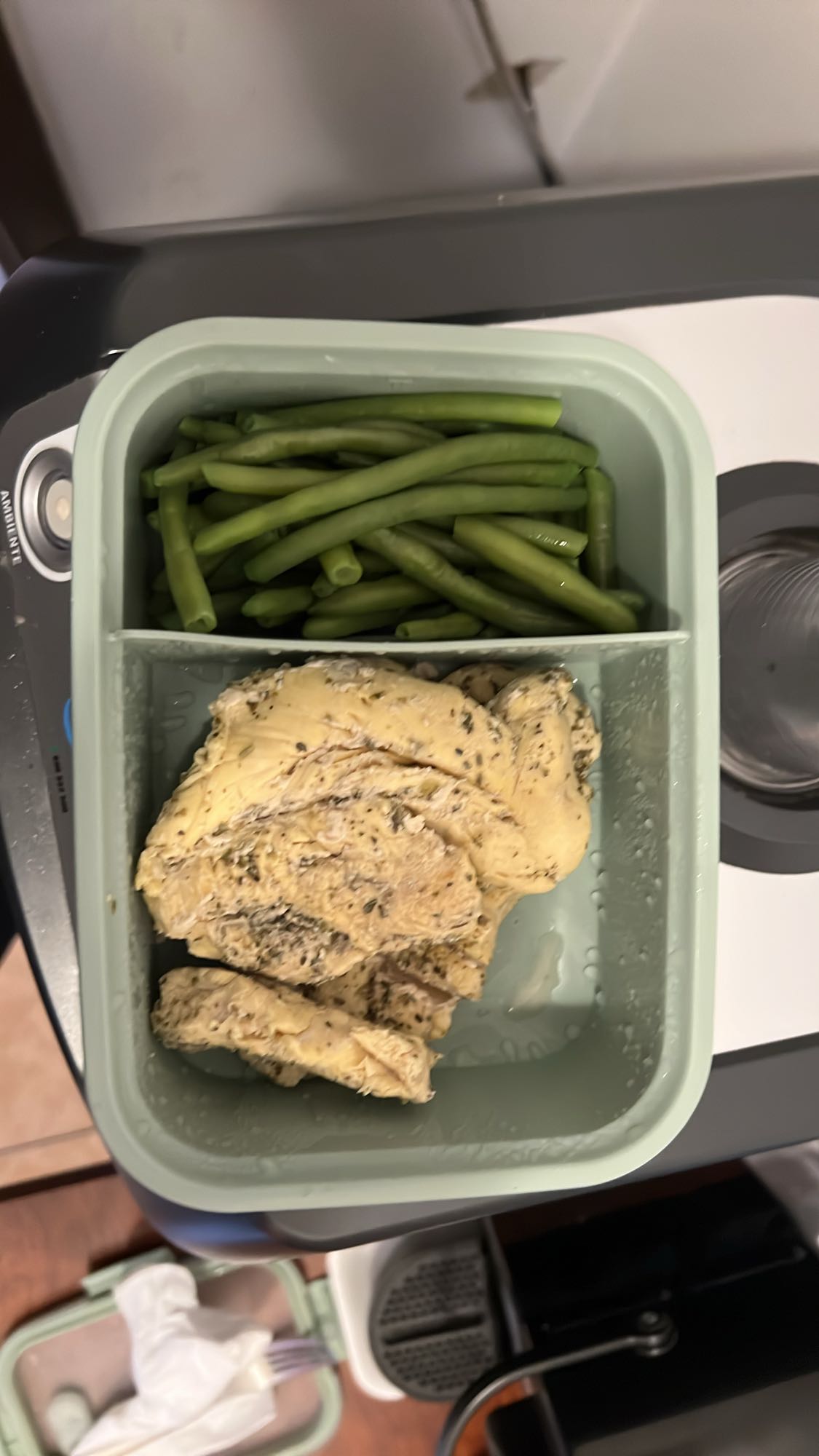 Pollo e fagiolini