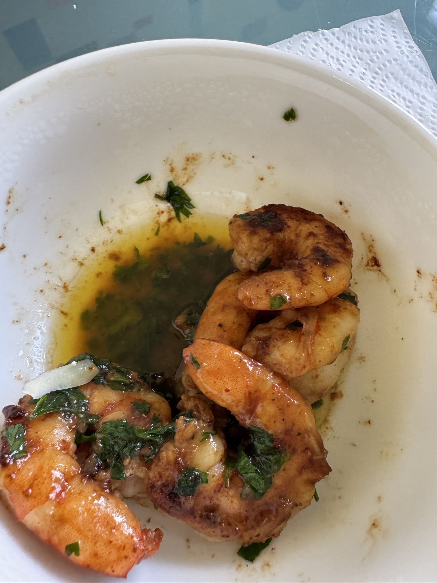 camarones al ajo