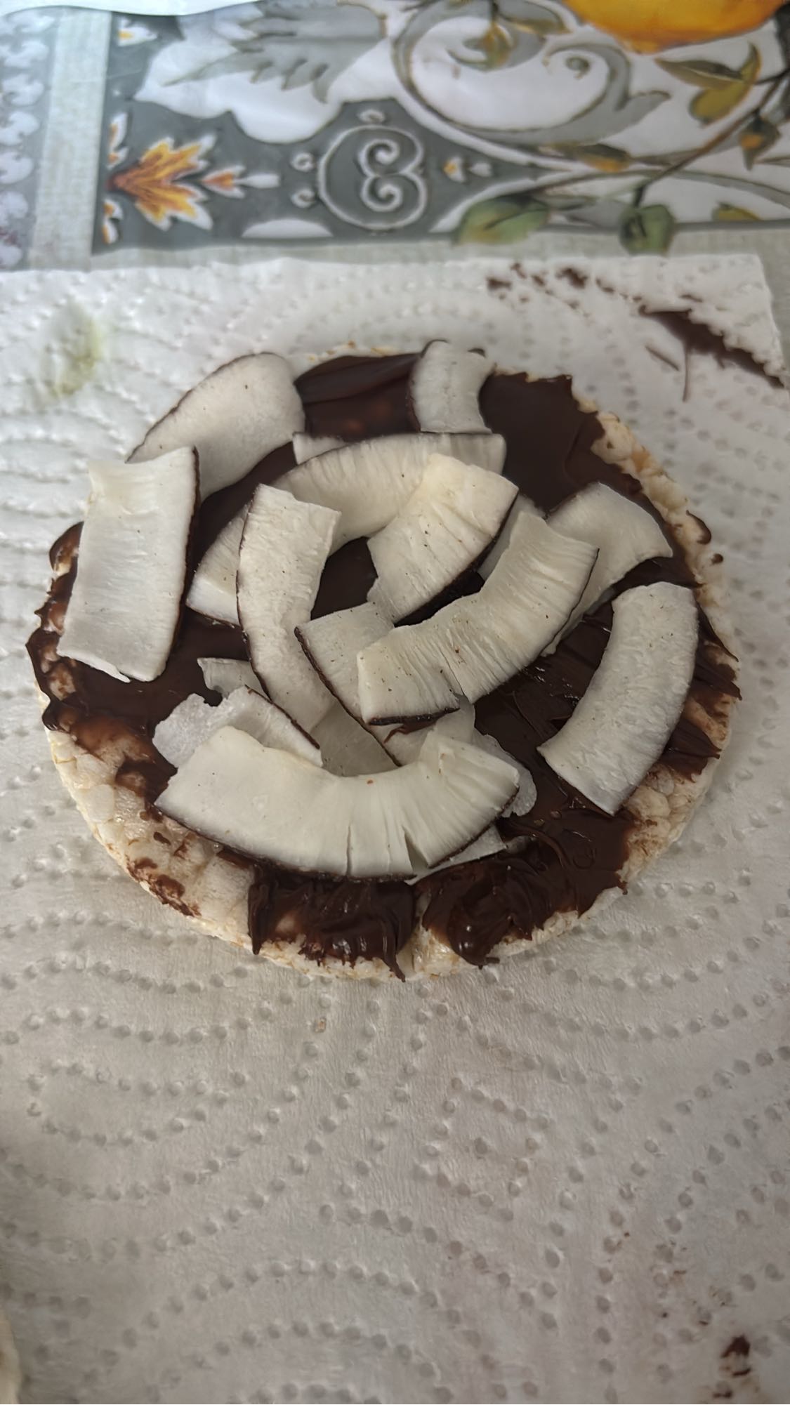 Galletta con crema e cocco