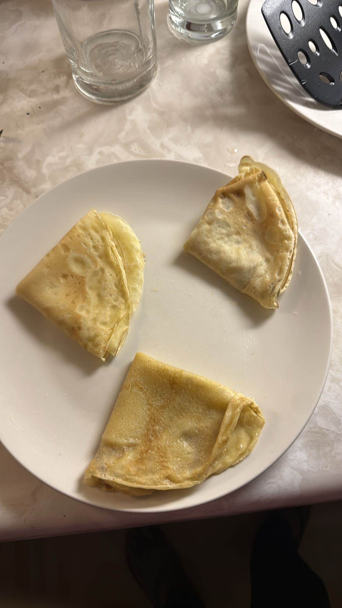 Crêpes pliées
