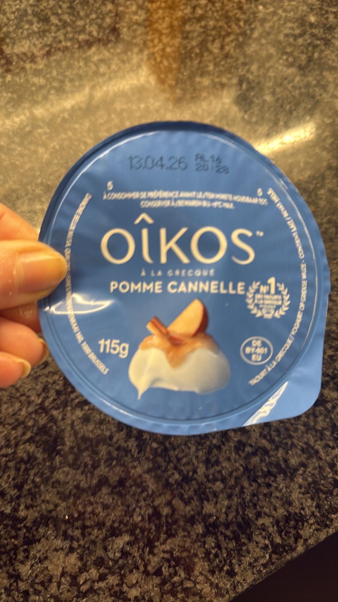 Griekse yoghurt appel kaneel