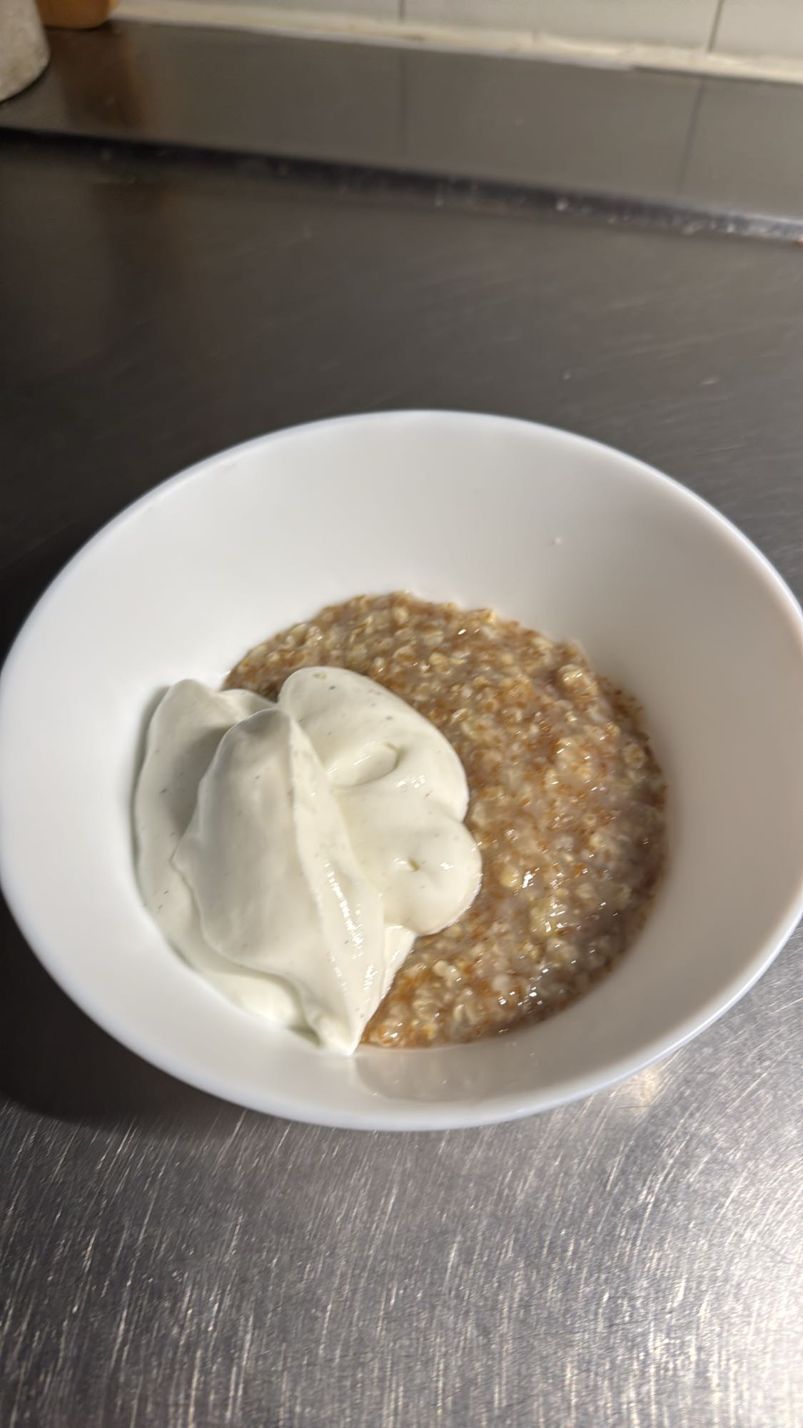 Fiberhavregrynsgröt med kvarg 0,2 procent