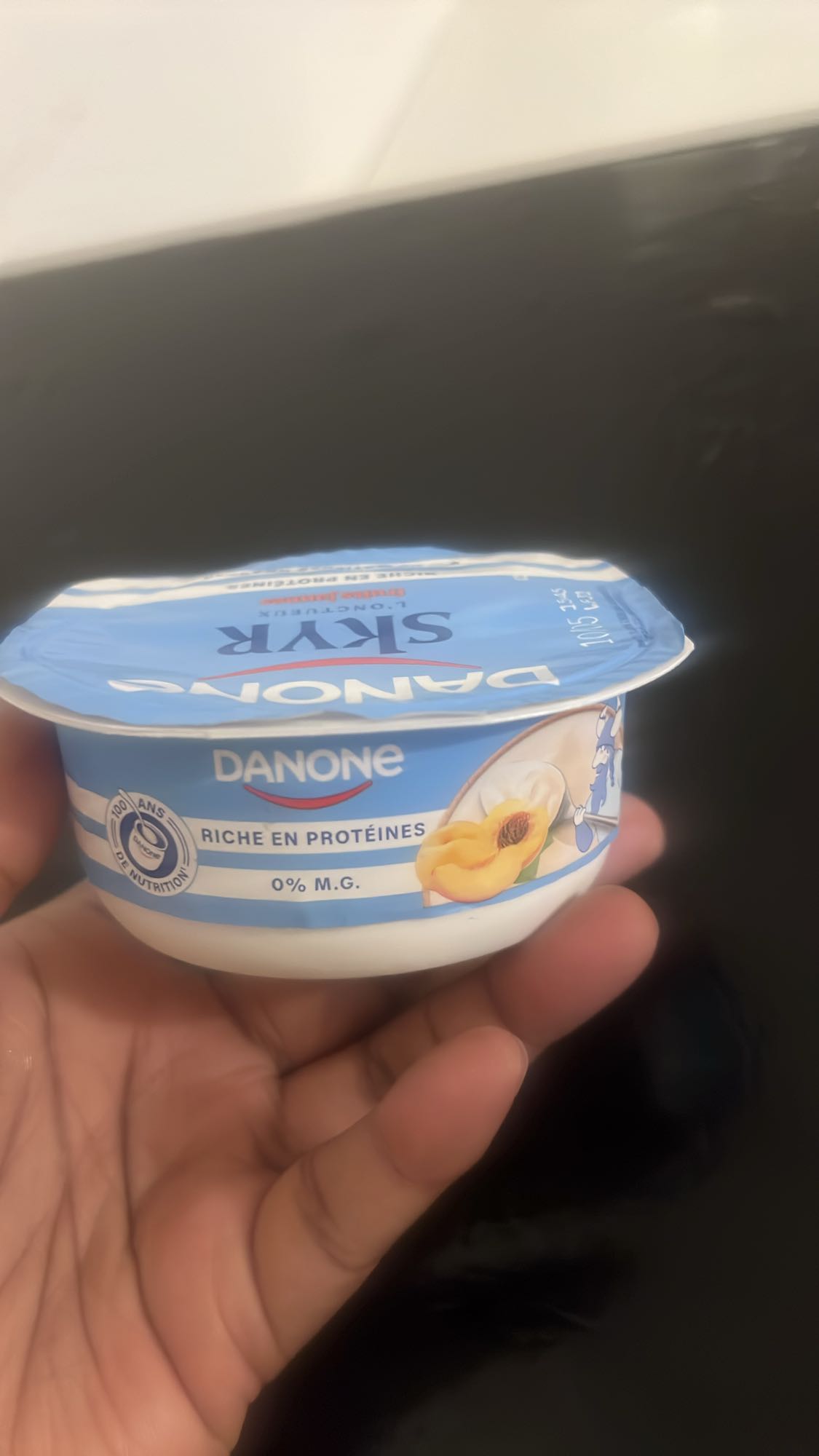 Yaourt Skyr pêche