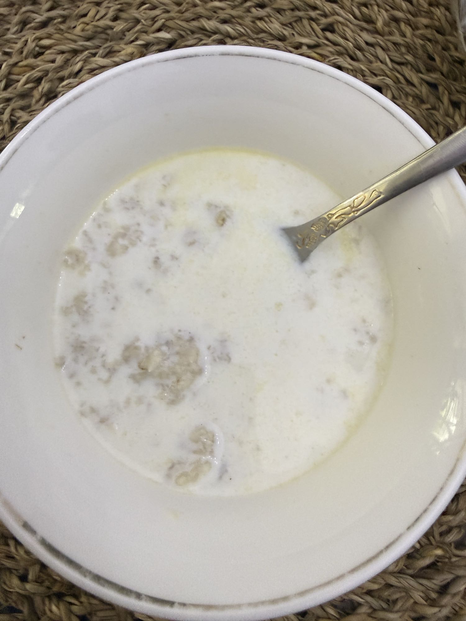 Овсянка с молоком