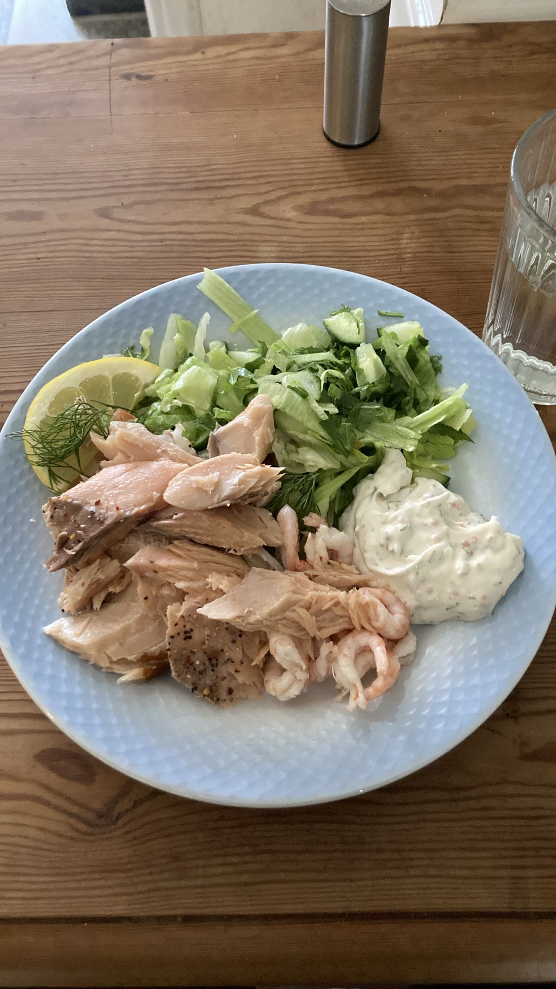 Lax- och räksallad