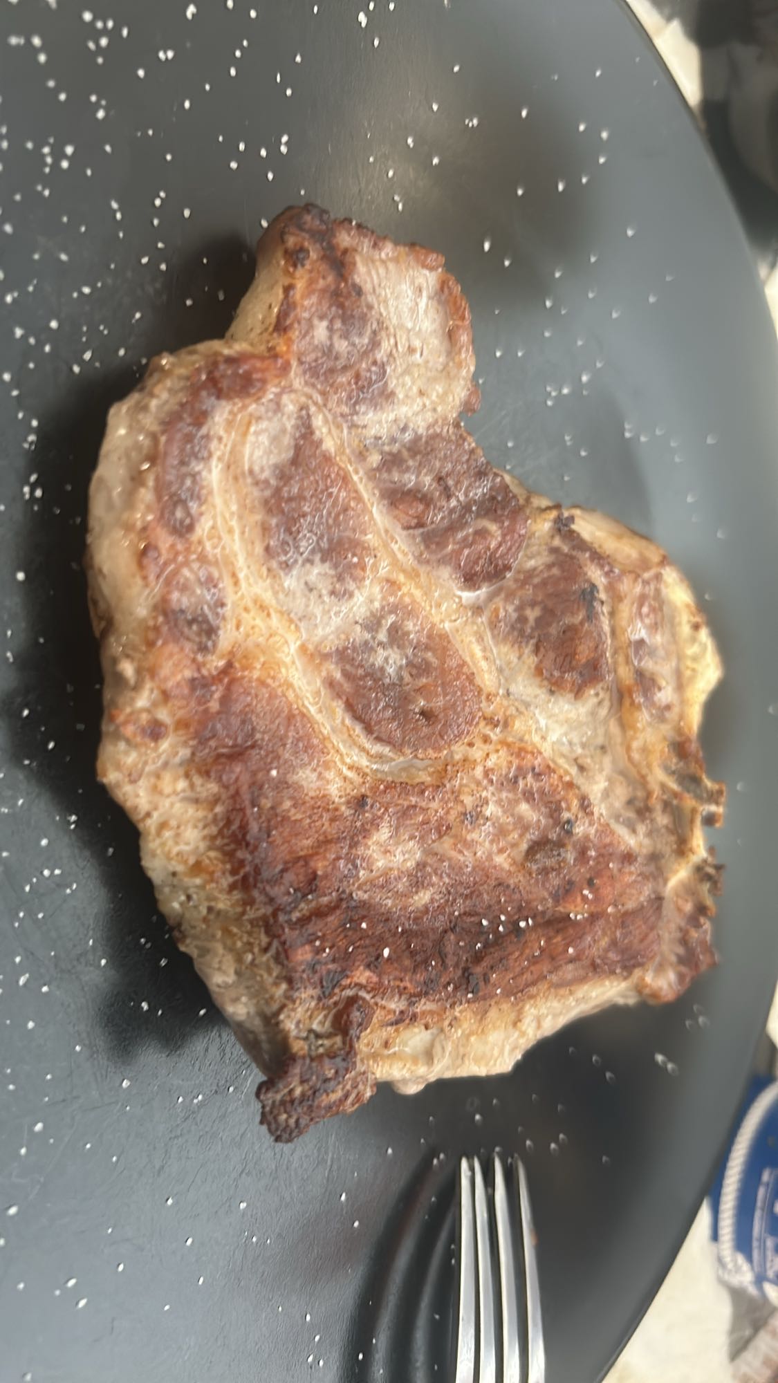 Côte de porc grillée