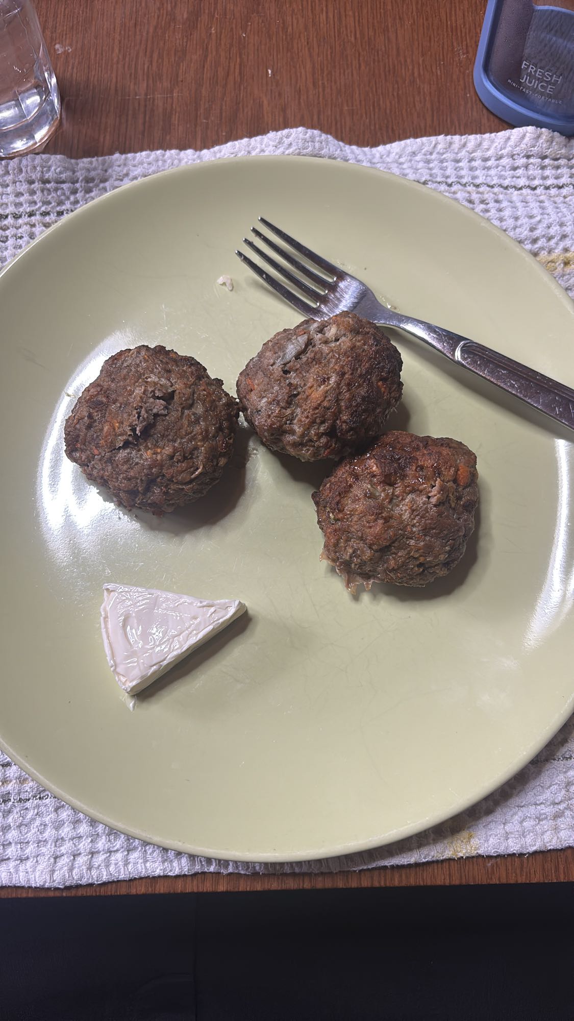 Meatballs with Brie