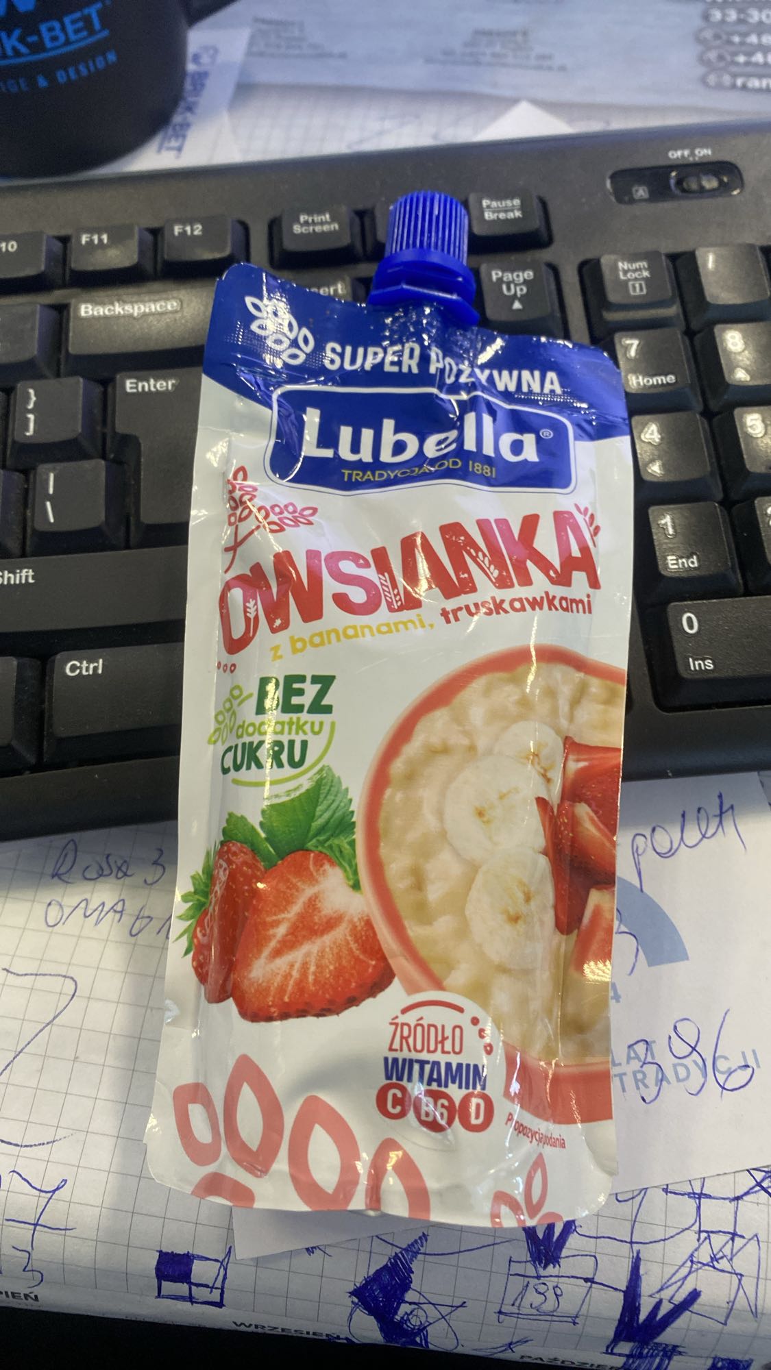 Owsianka z bananem