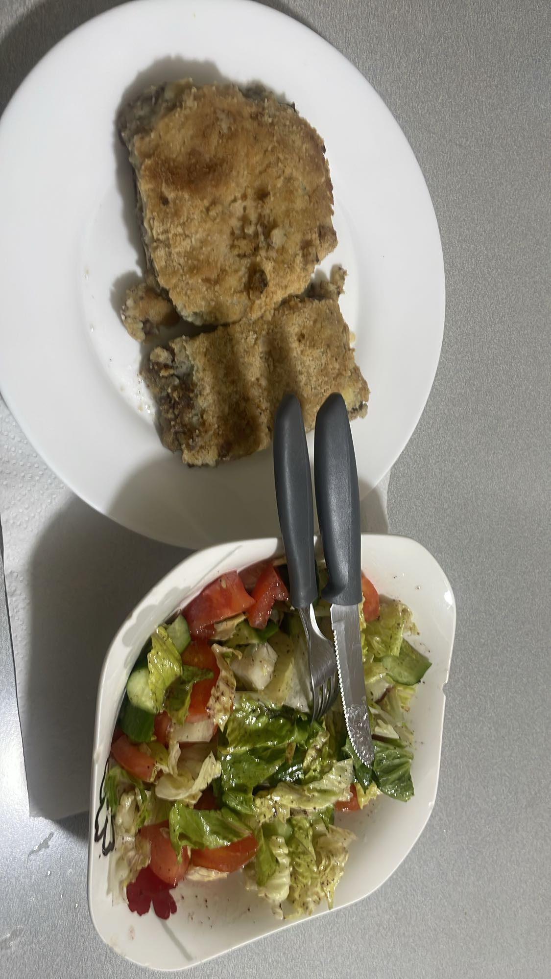 Breaded Fish Salad