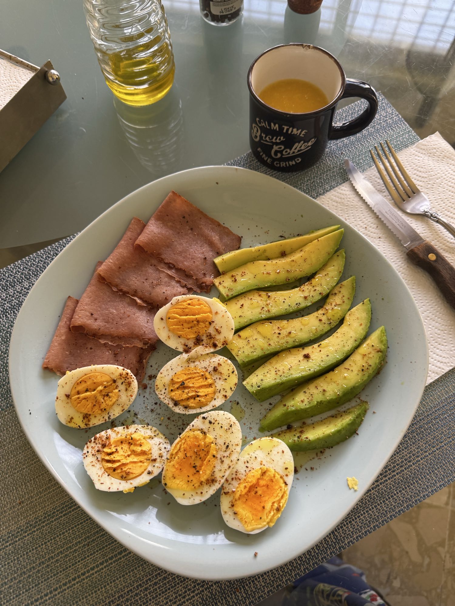 desayuno con aguacate