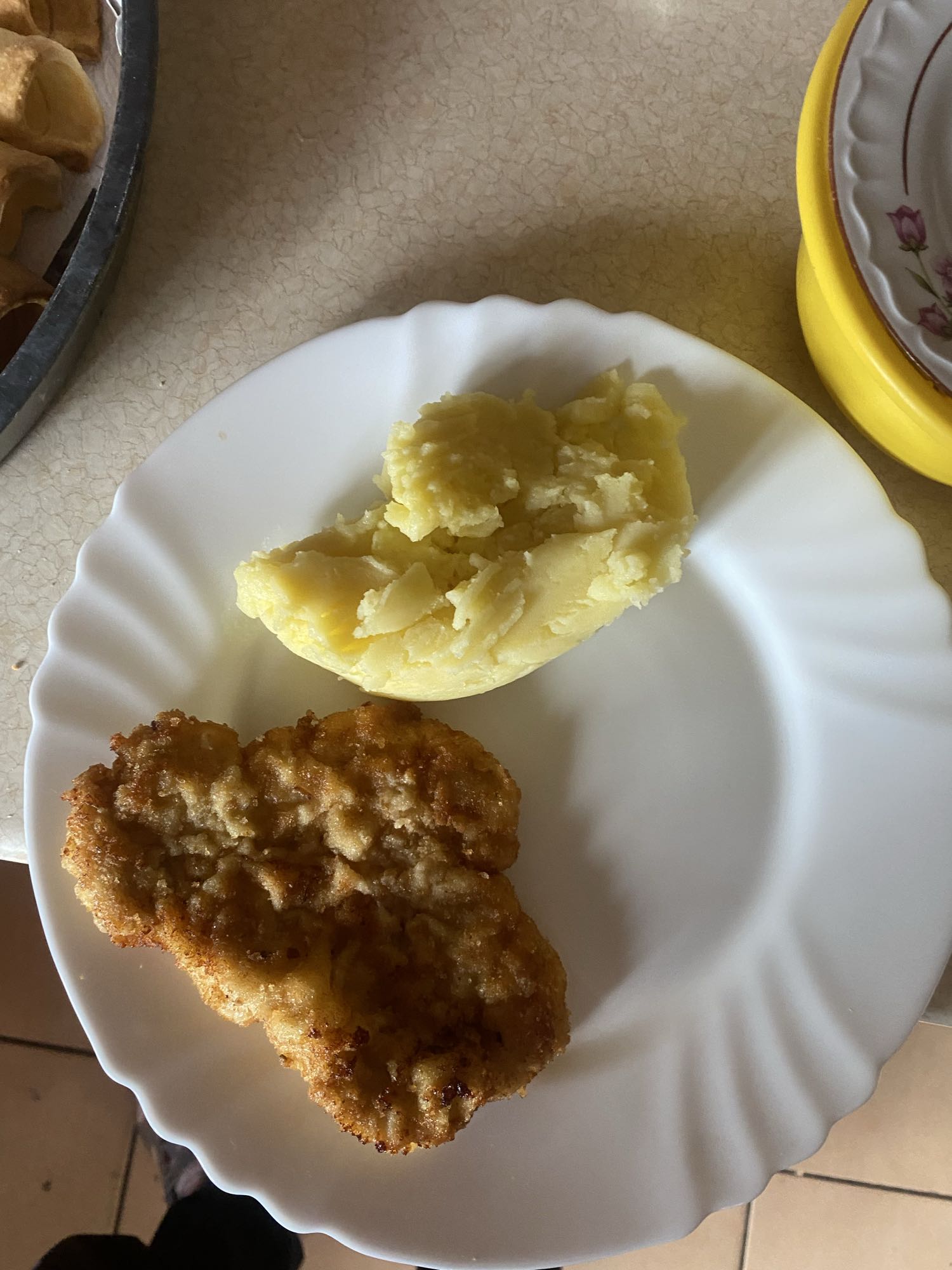 Kotlet z ziemniakami