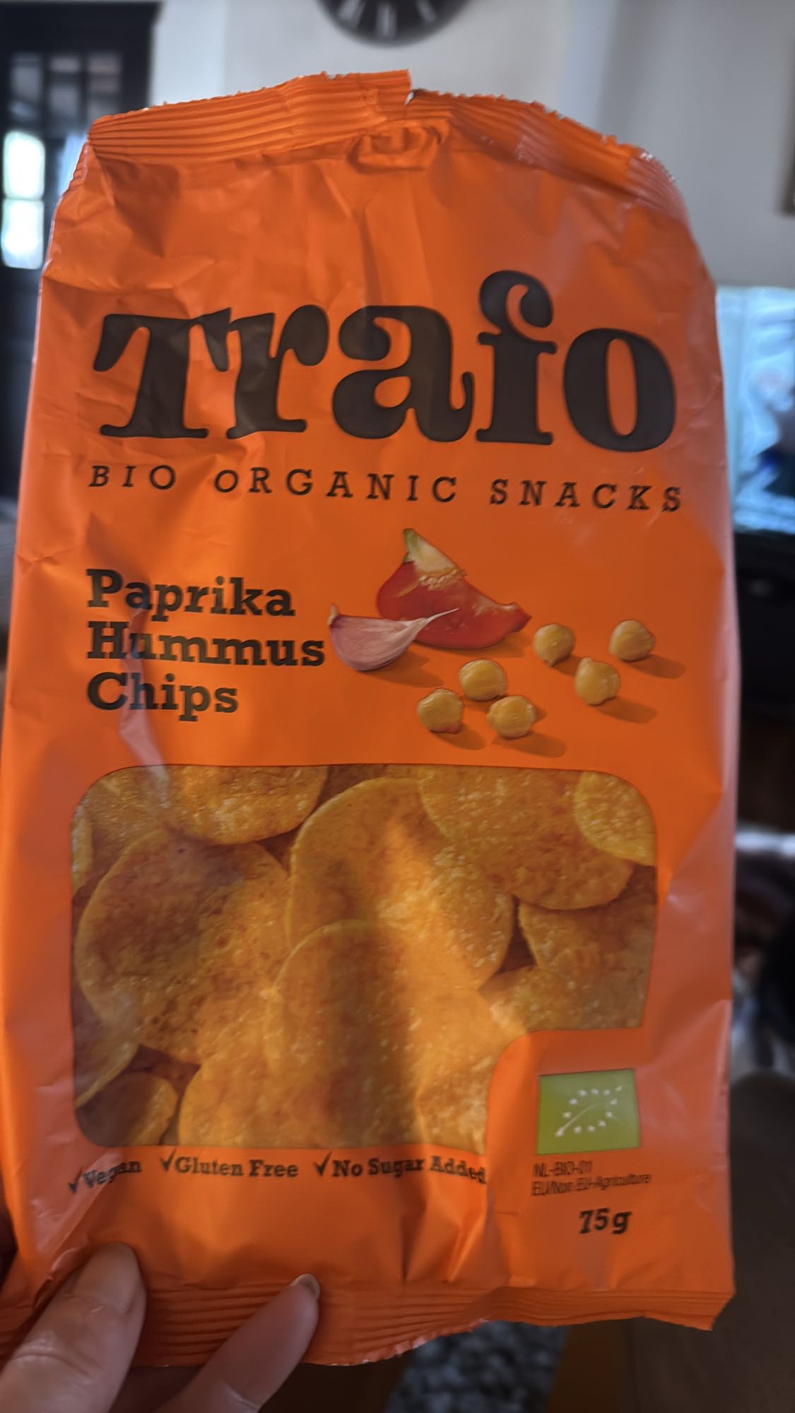 Paprika hummuschips