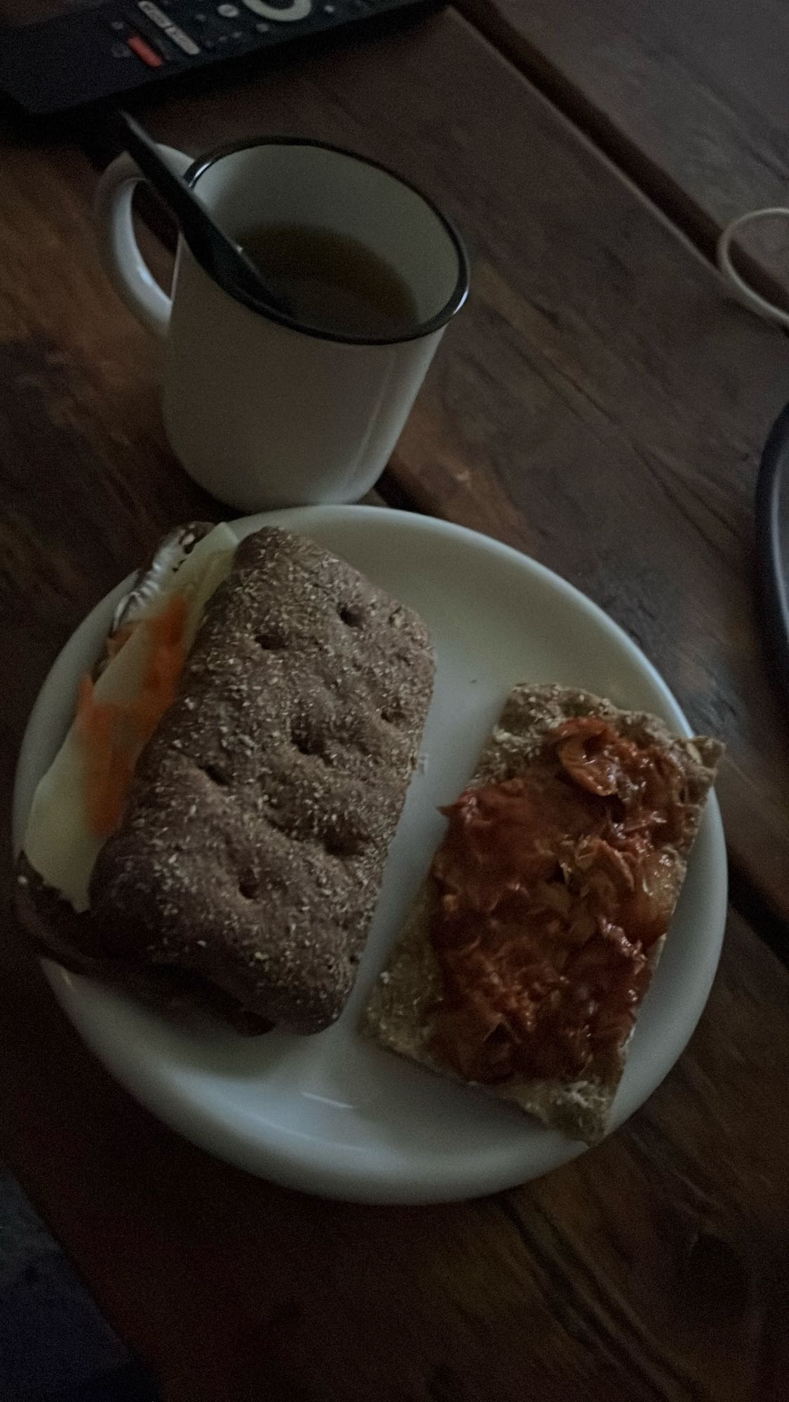 Smörgås med kaffe