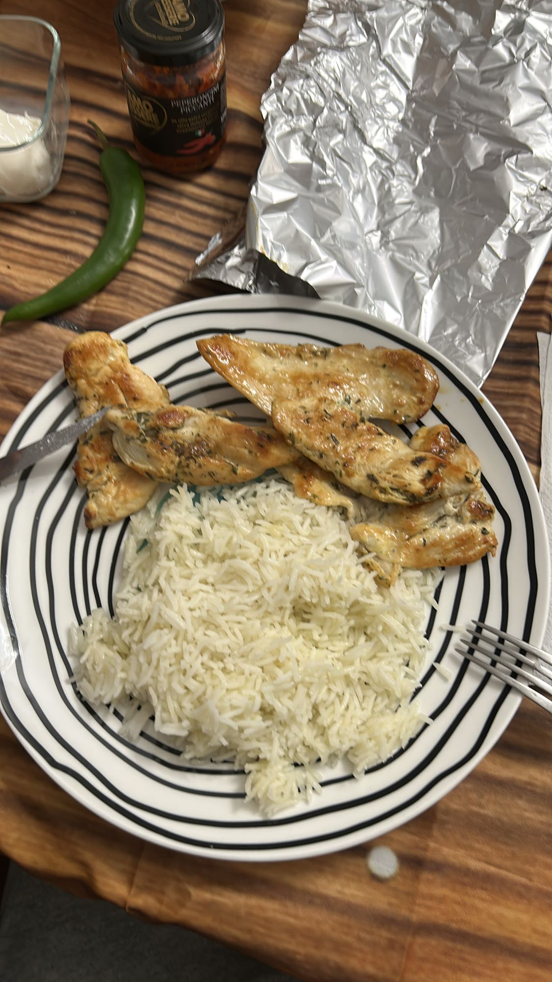 Pollo e riso basmati