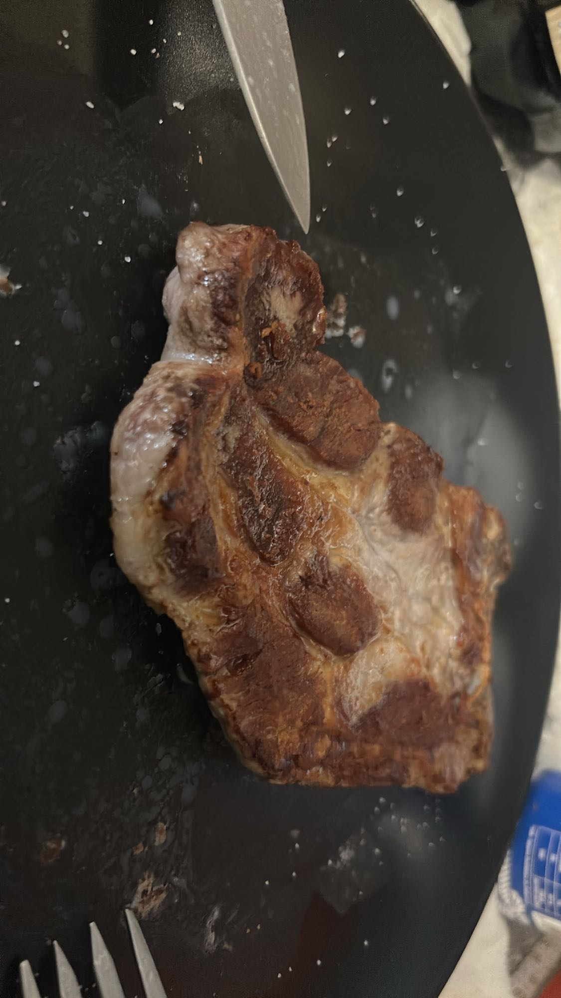 Côte de porc grillée
