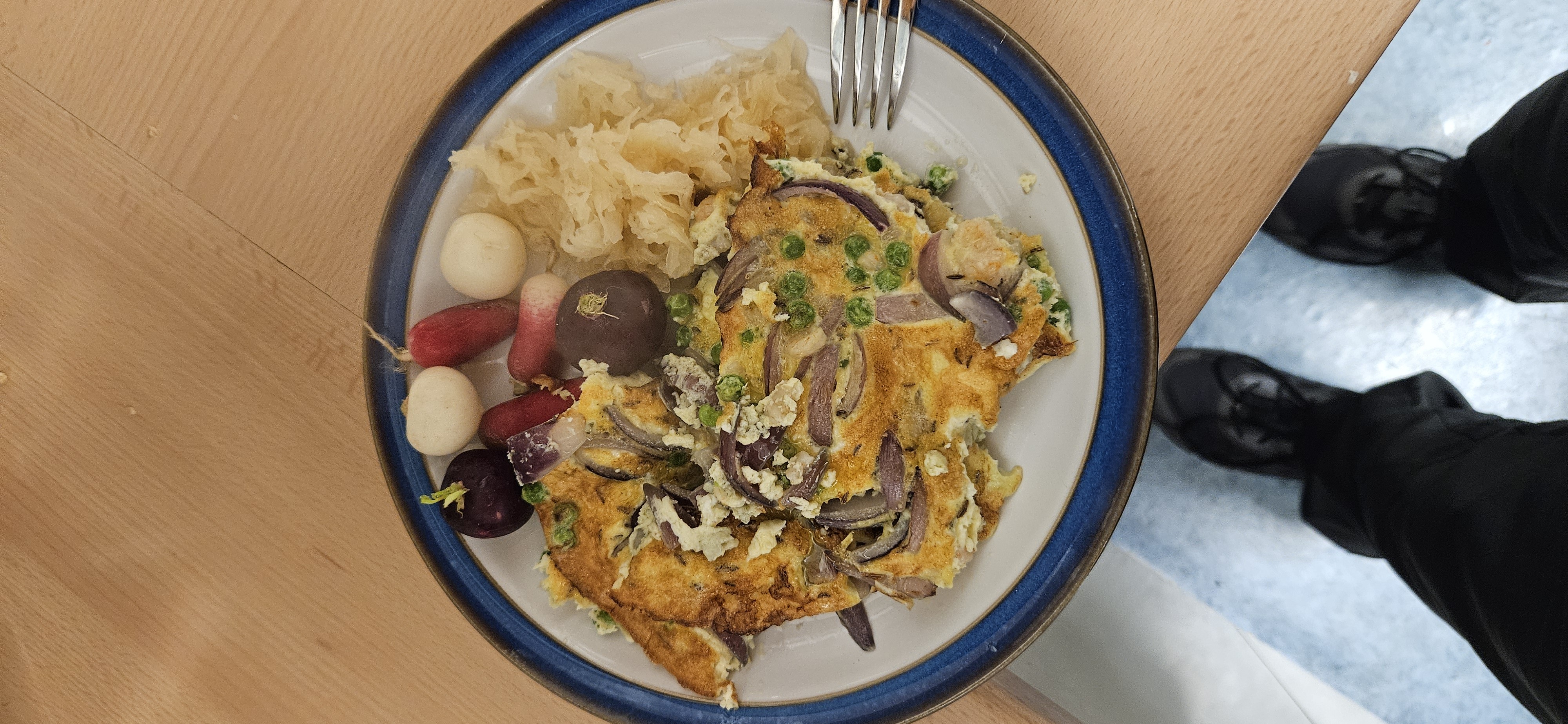 Veggie Omelette Plate