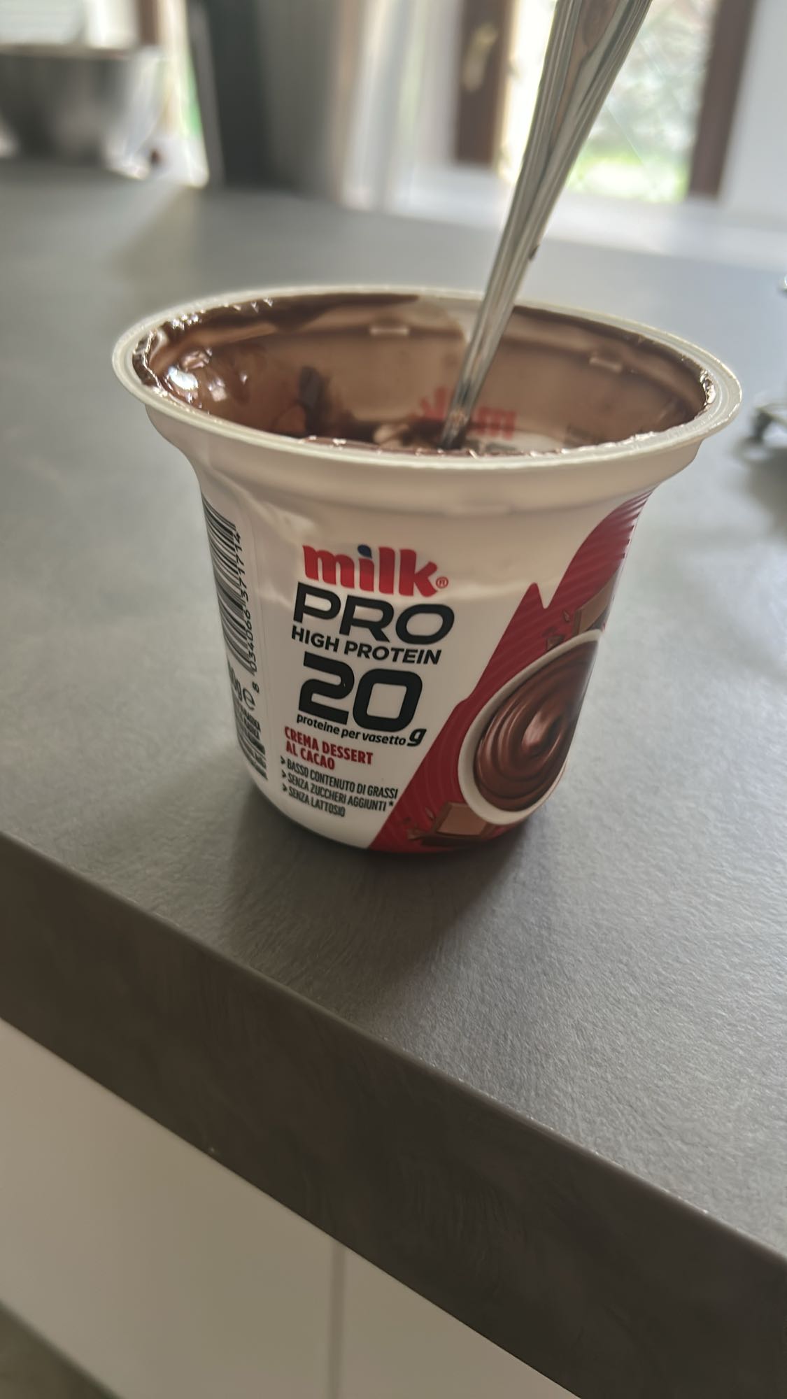 Crema dessert proteica