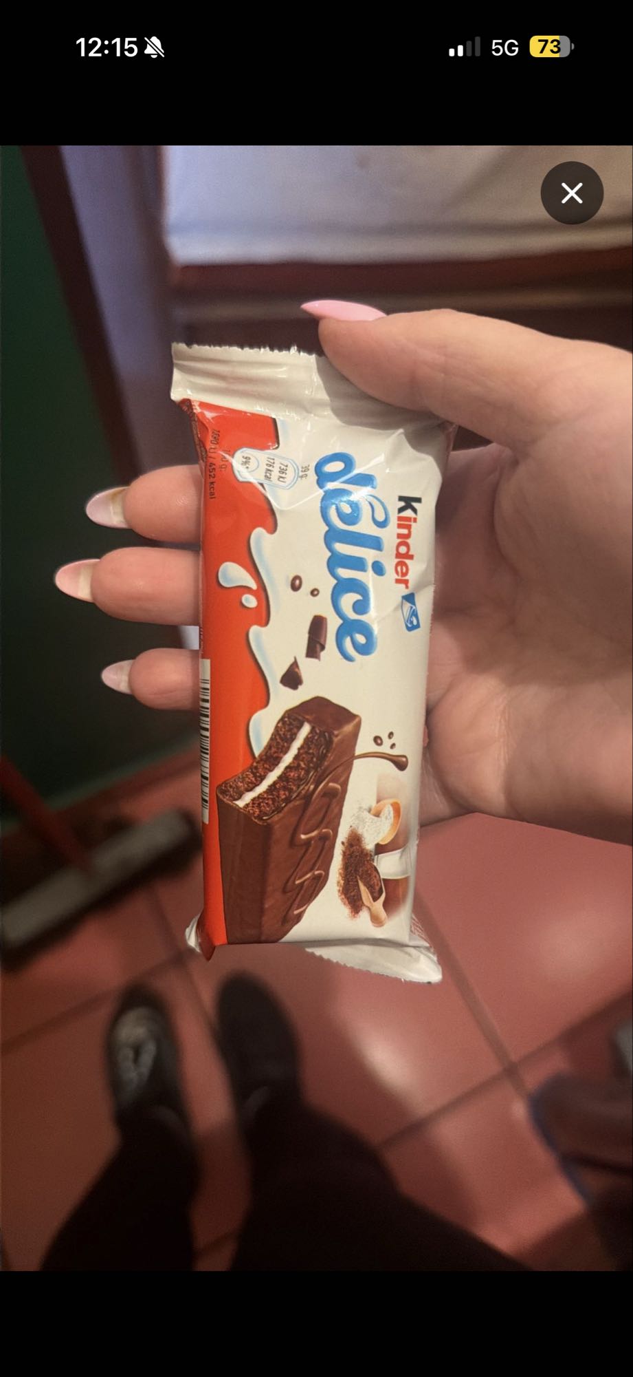 batonik kinder delice