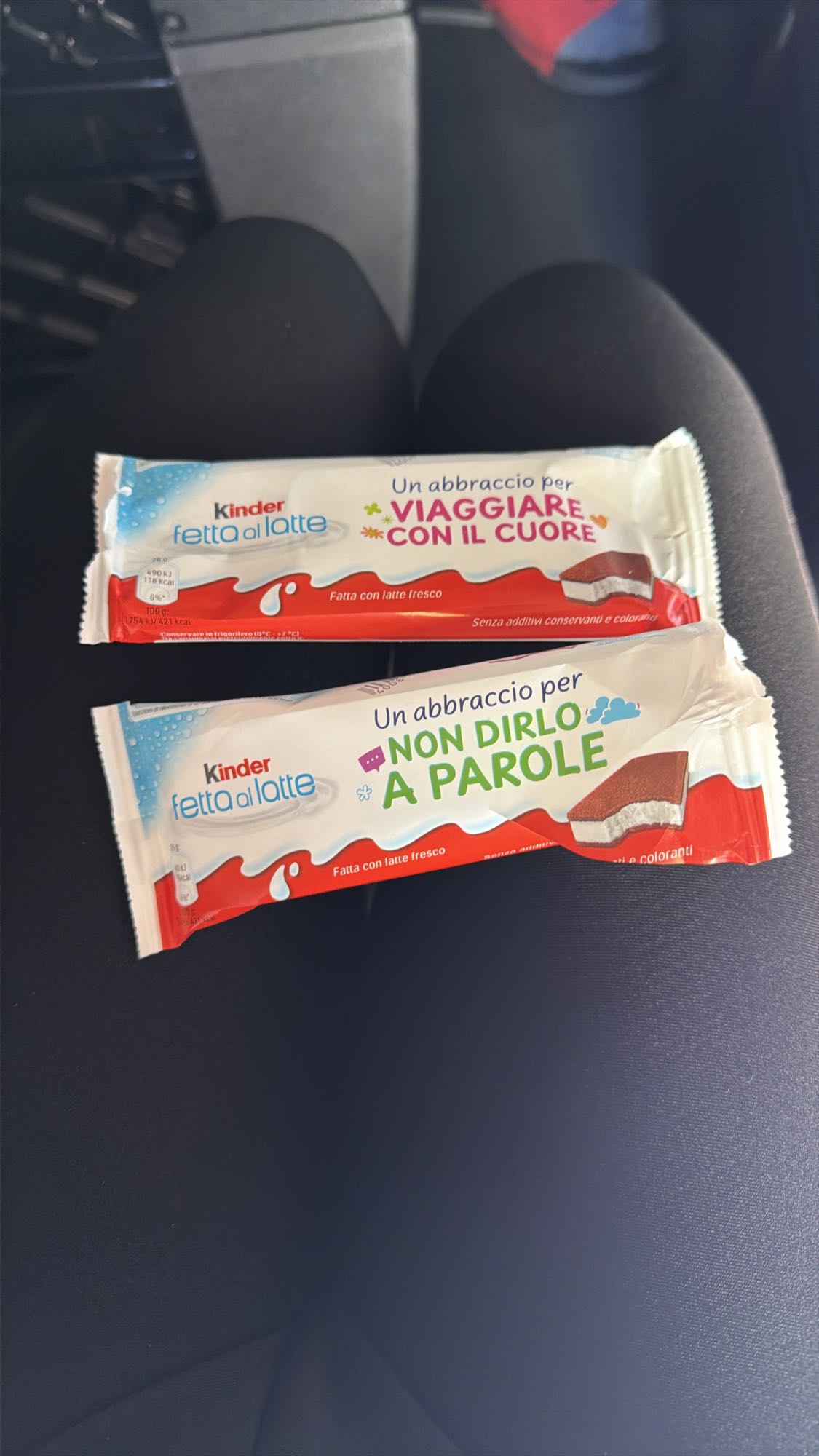 2 Kinder Fetta al Latte