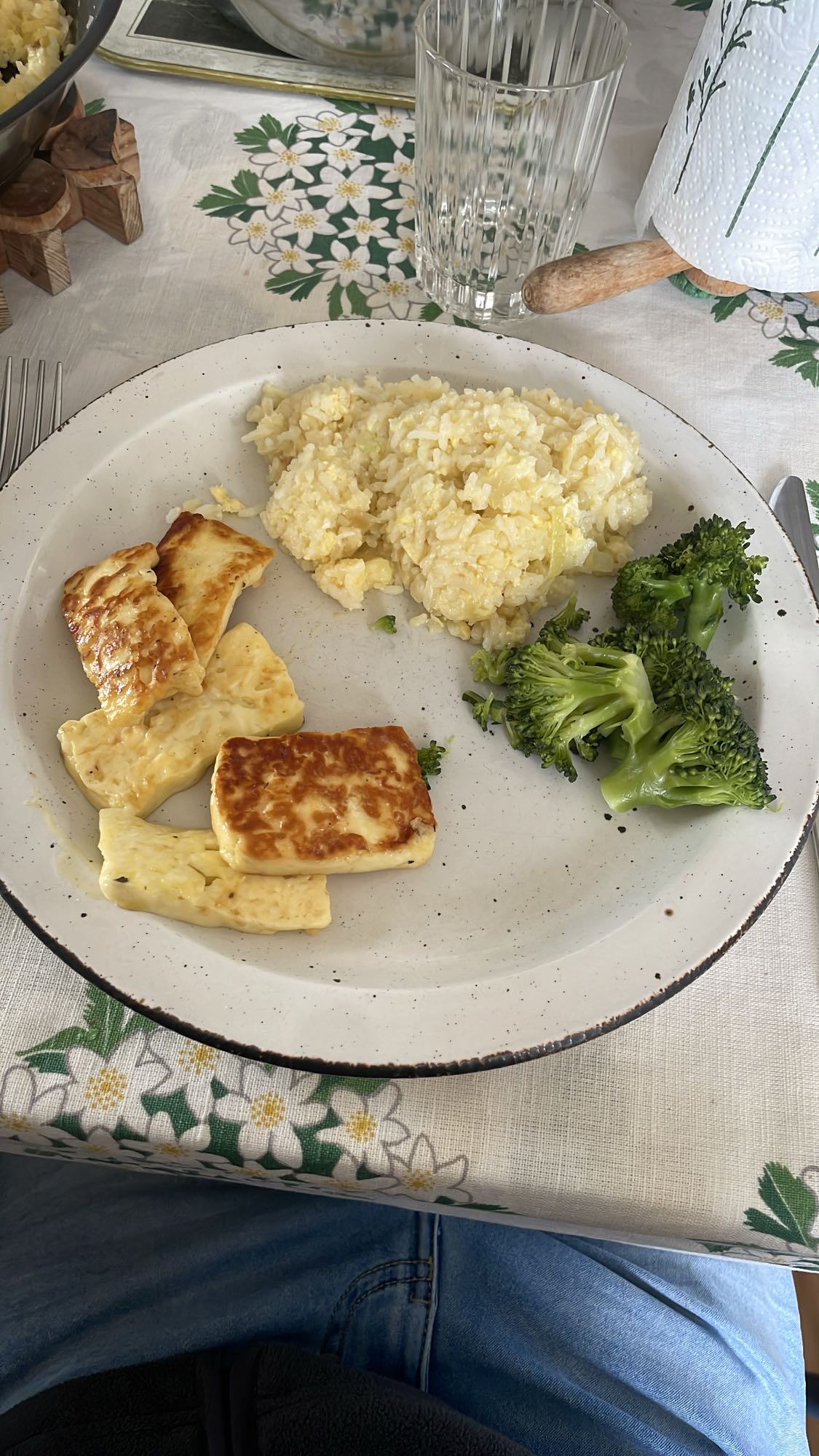 Halloumi med ris