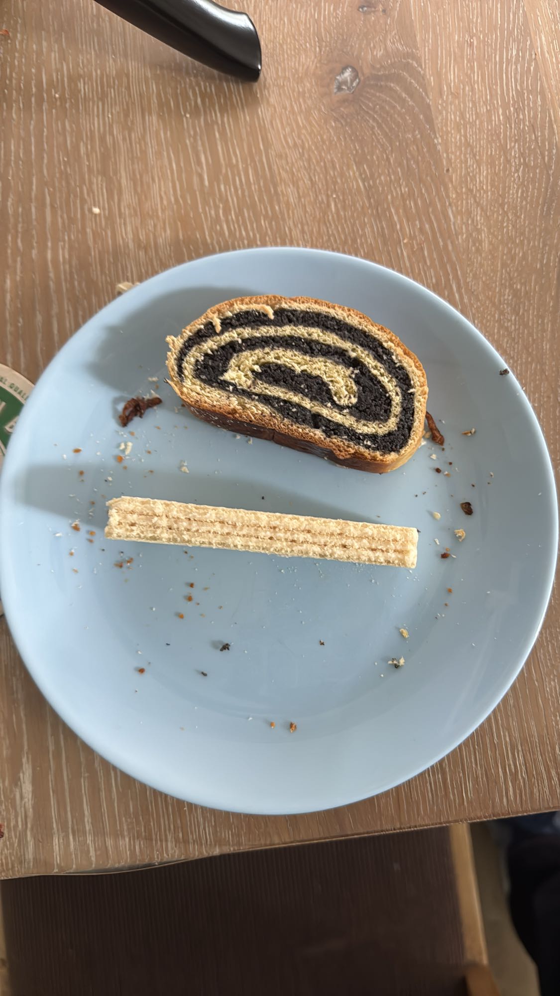 Poppy Roll and Wafer