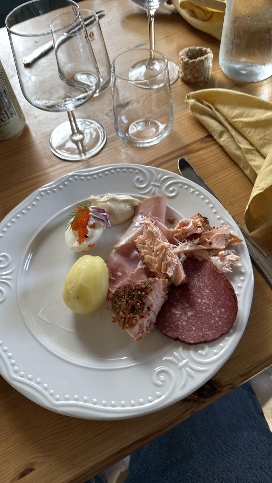 Blandad kall tallrik
