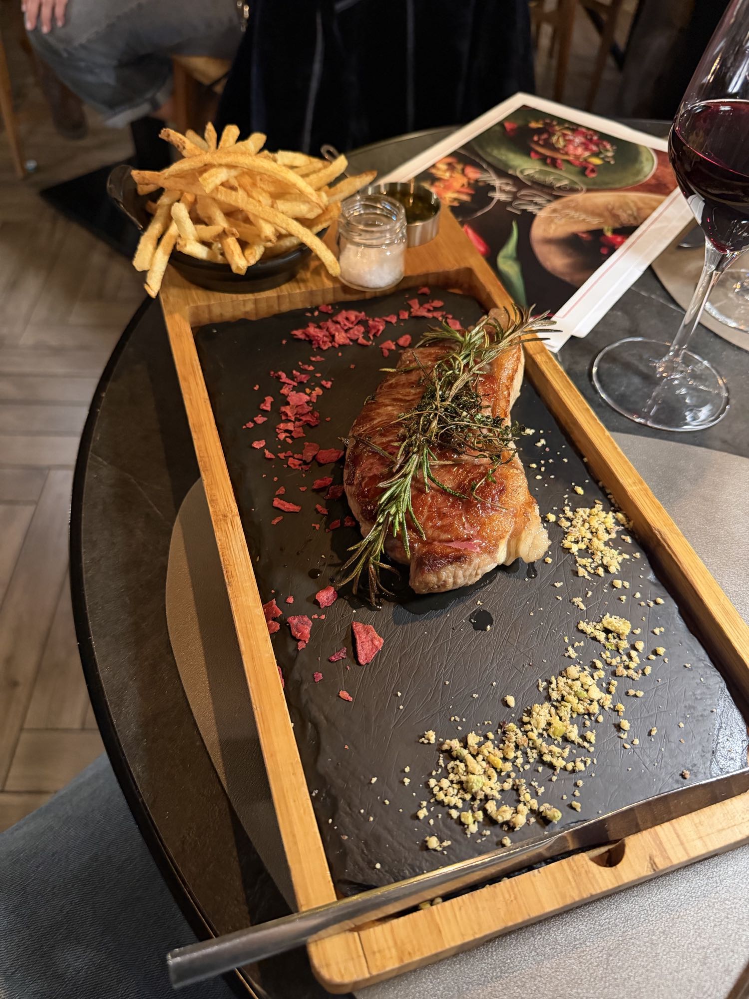 Bistecca con patatine