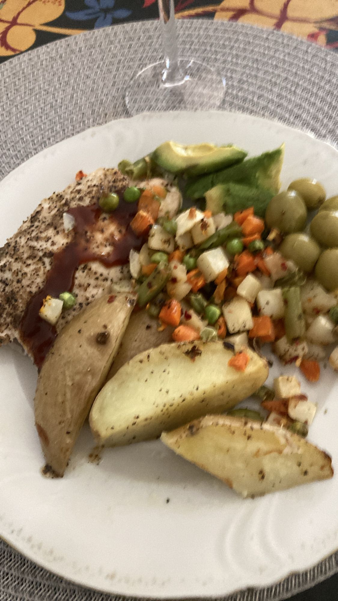 Kyckling med potatis