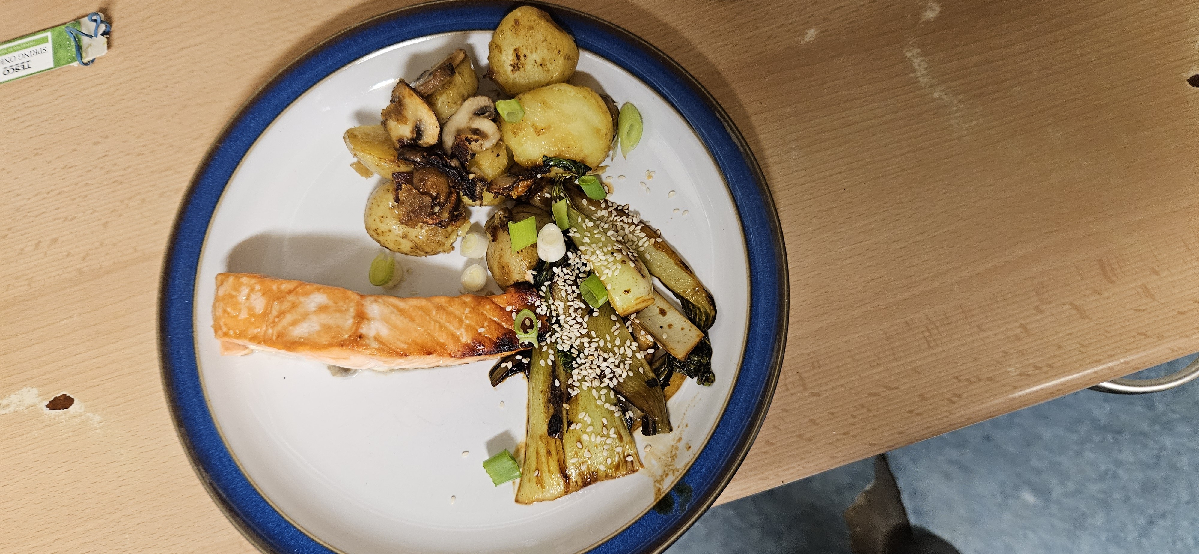 Salmon Veg Plate